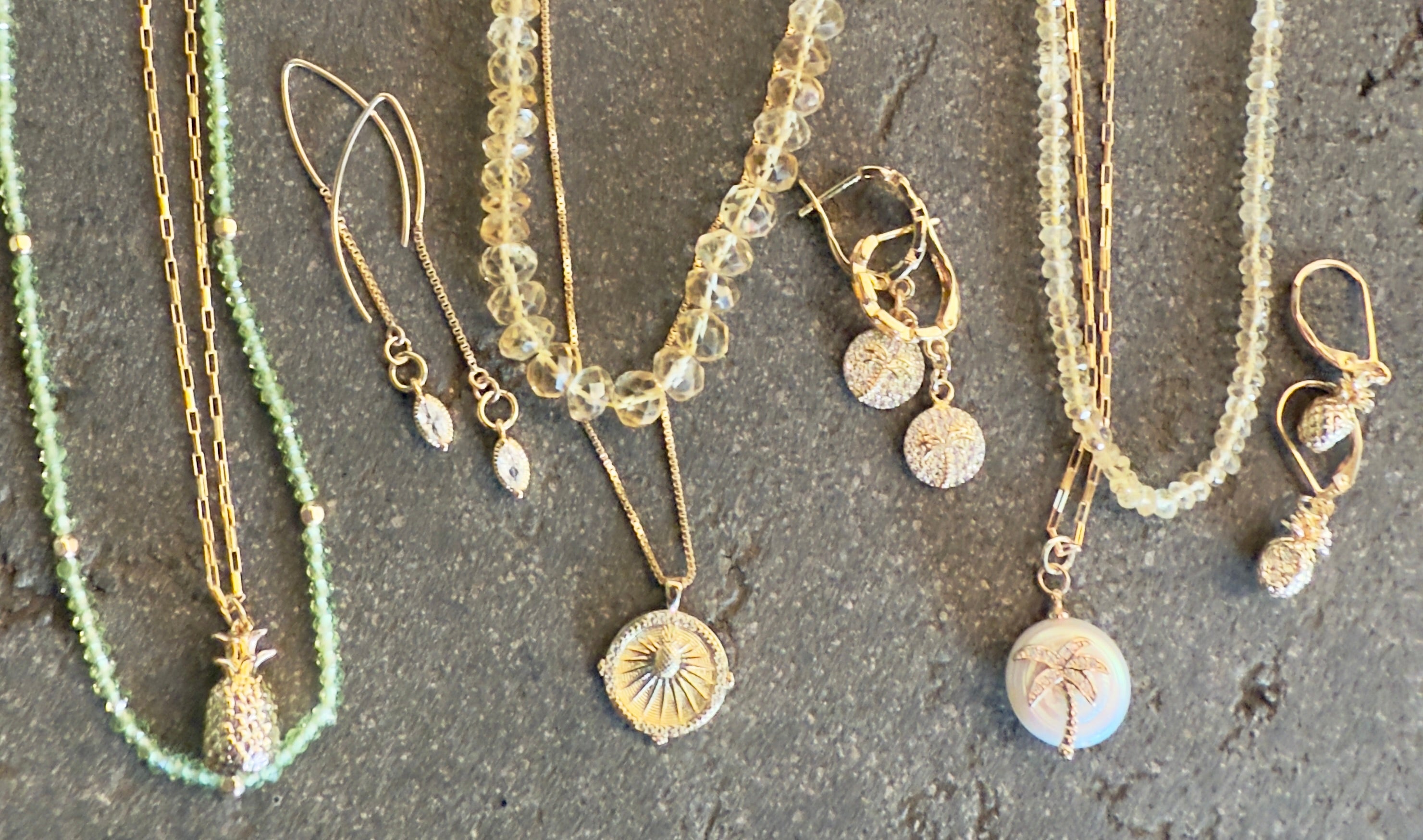 Pineapples and Palm Trees