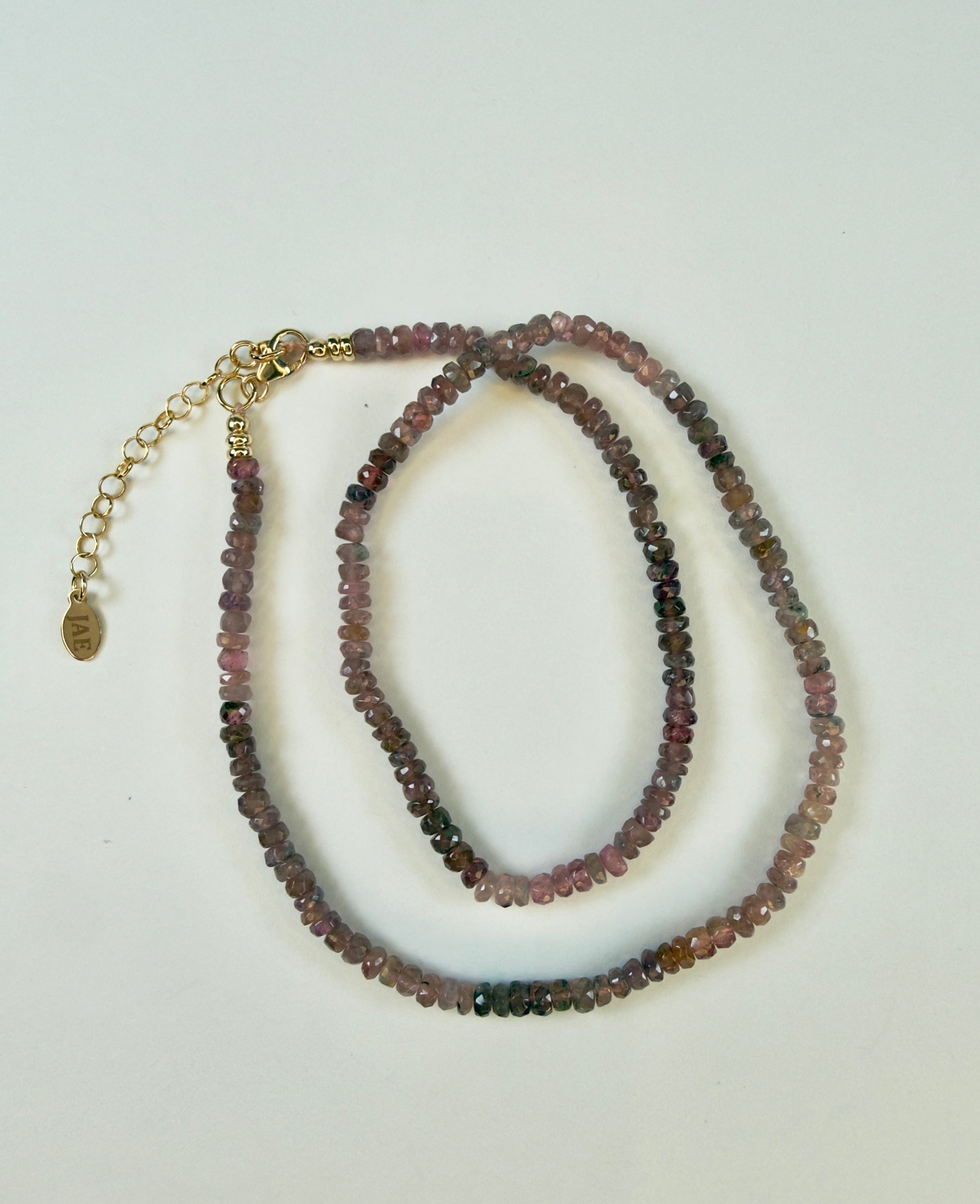The Masone - Shaded Pink Tourmaline Necklace, "One of a Kind"
