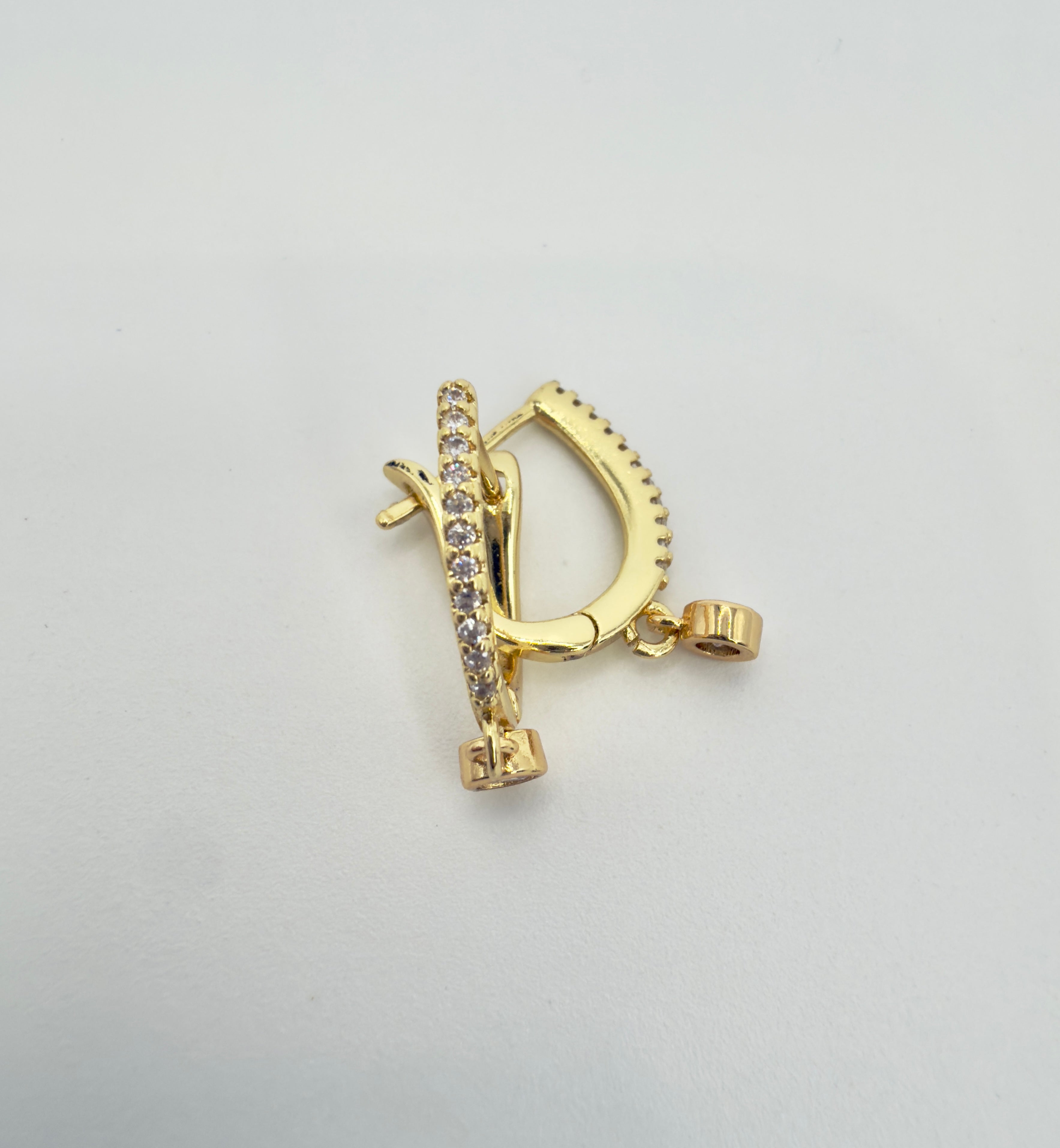 The Sophie - Cubic Zirconia Drop Huggie Earring