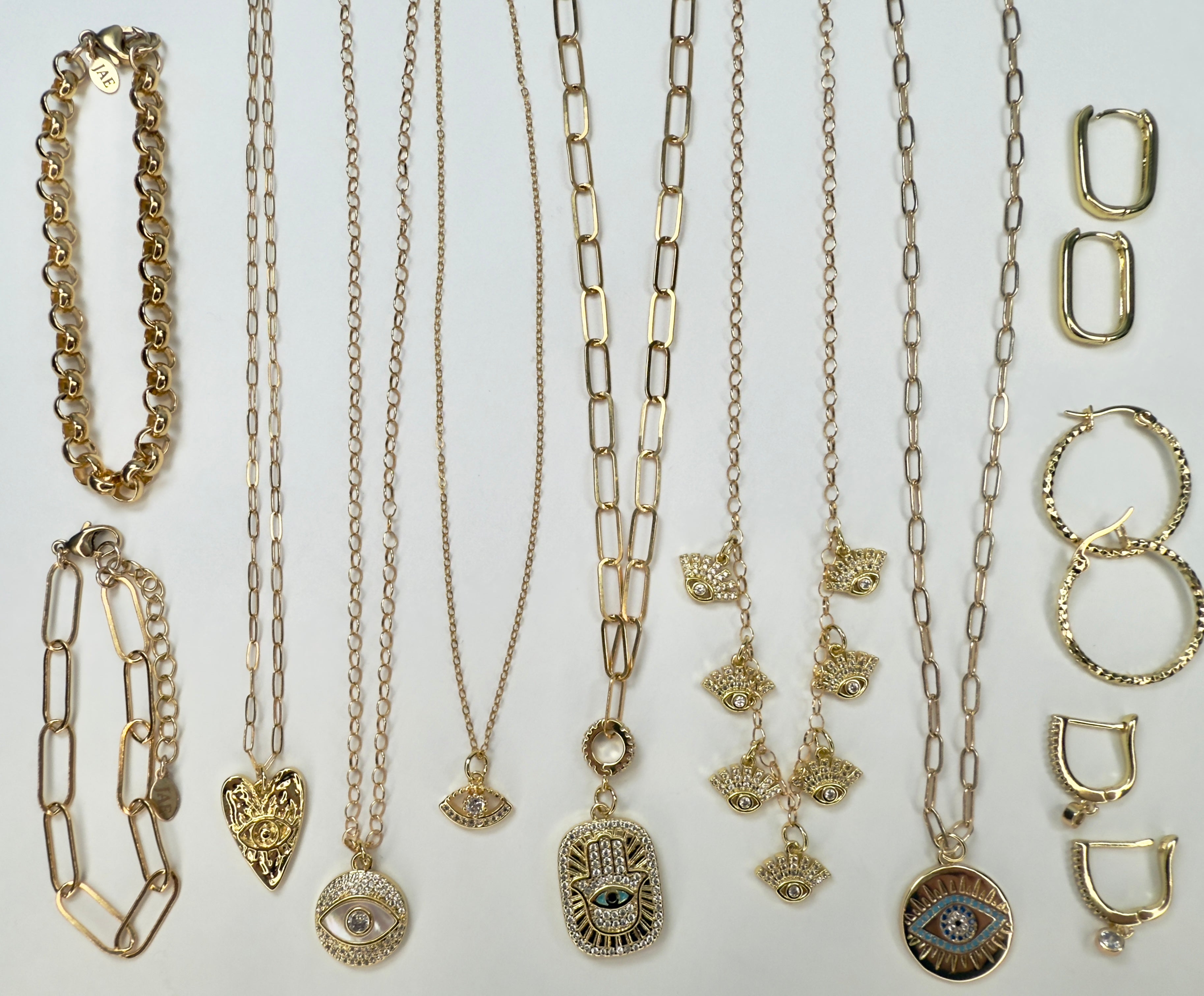 The Elton - Faceted Hoop Earrings