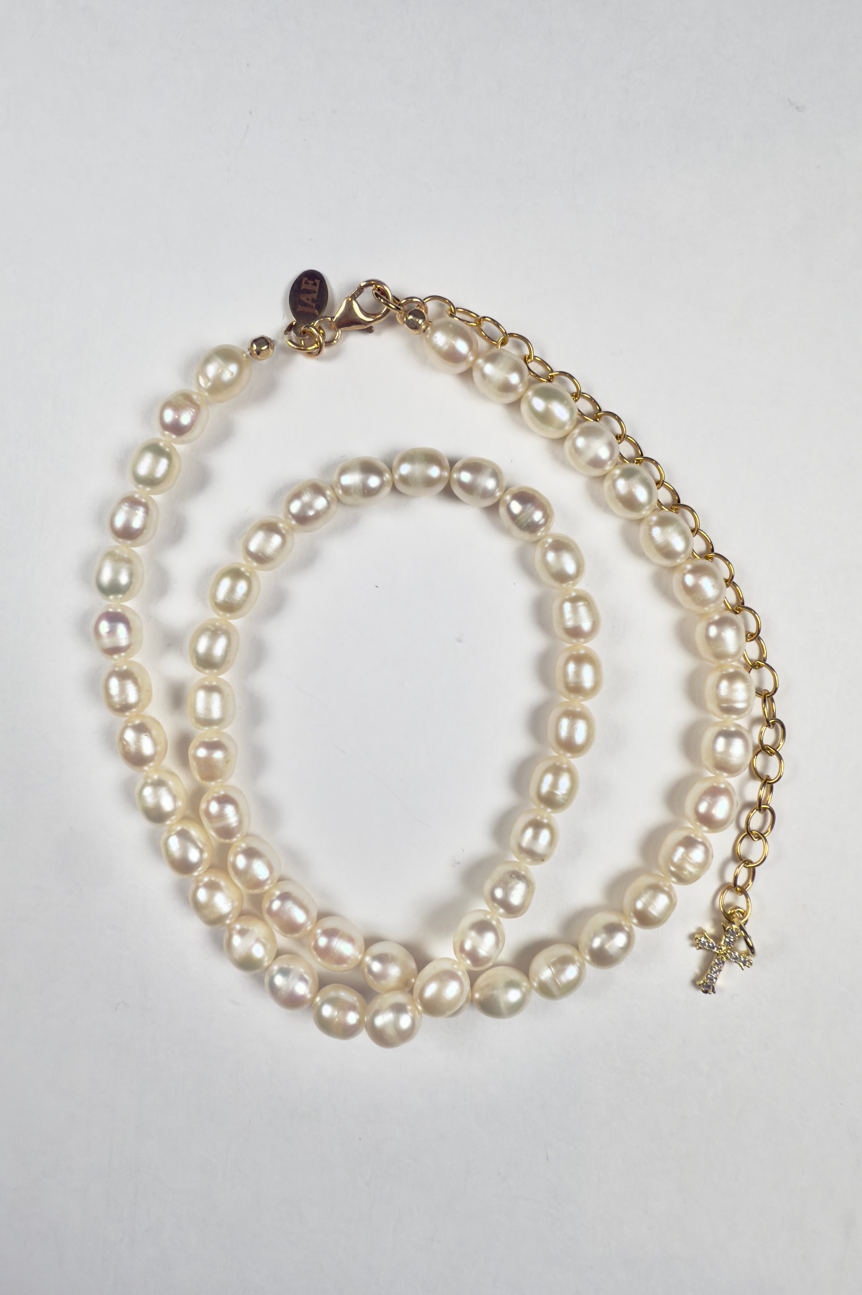 The Alexander - Freshwater Pearl Necklace (Adjustable 16" to 20")