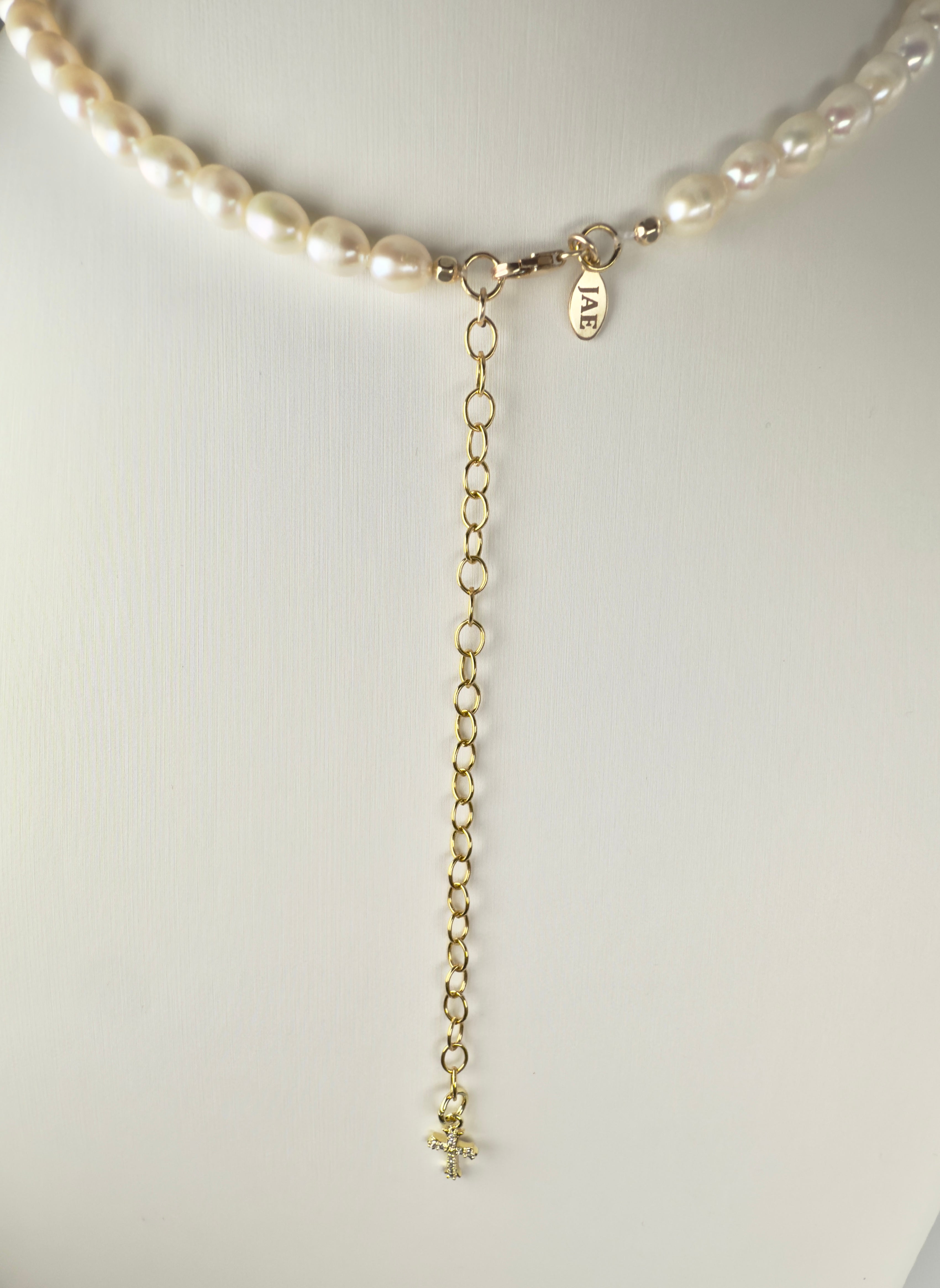 The Alexander - Freshwater Pearl Necklace (Adjustable 16" to 20")