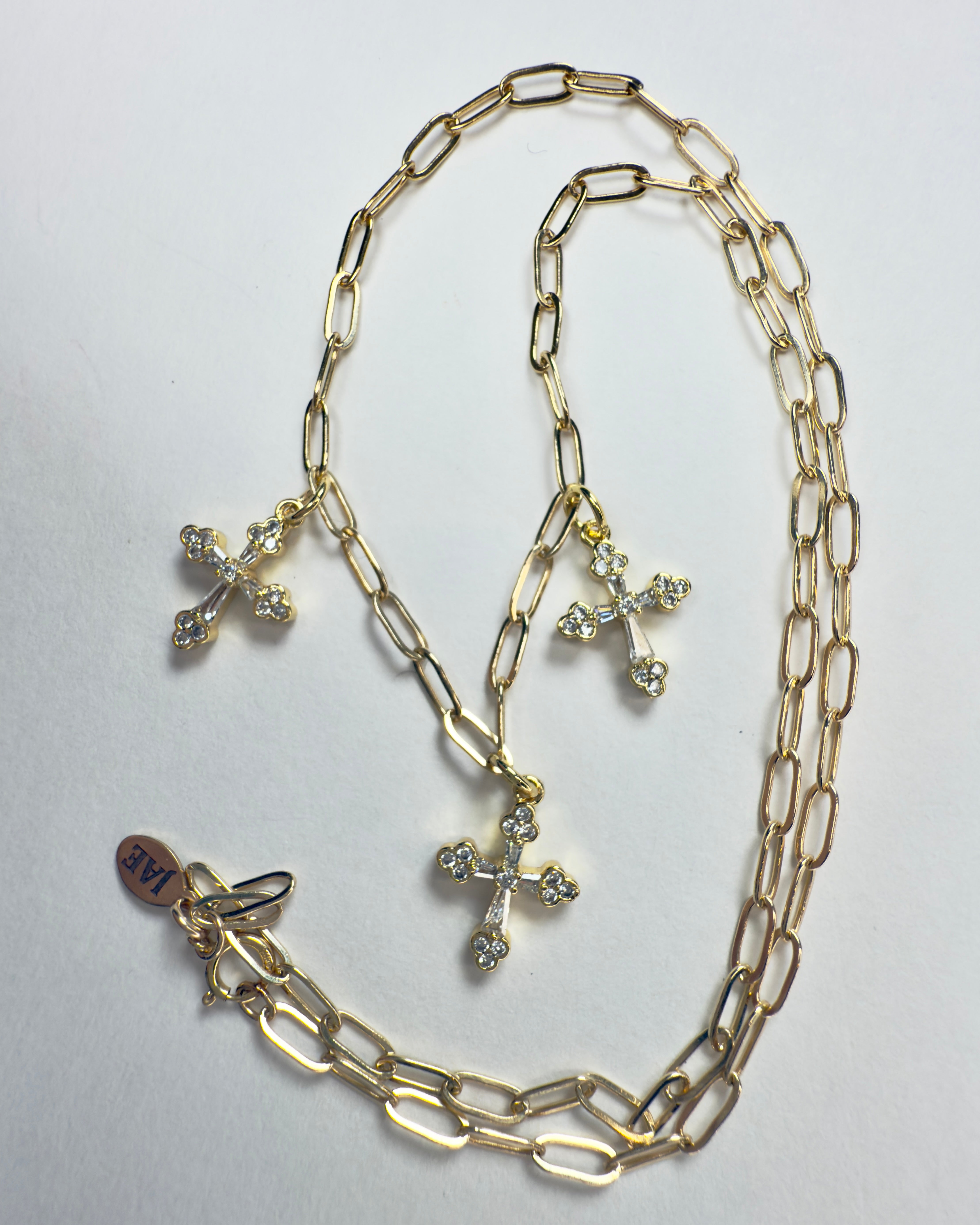 The Evaristus - Triple Cross Necklace