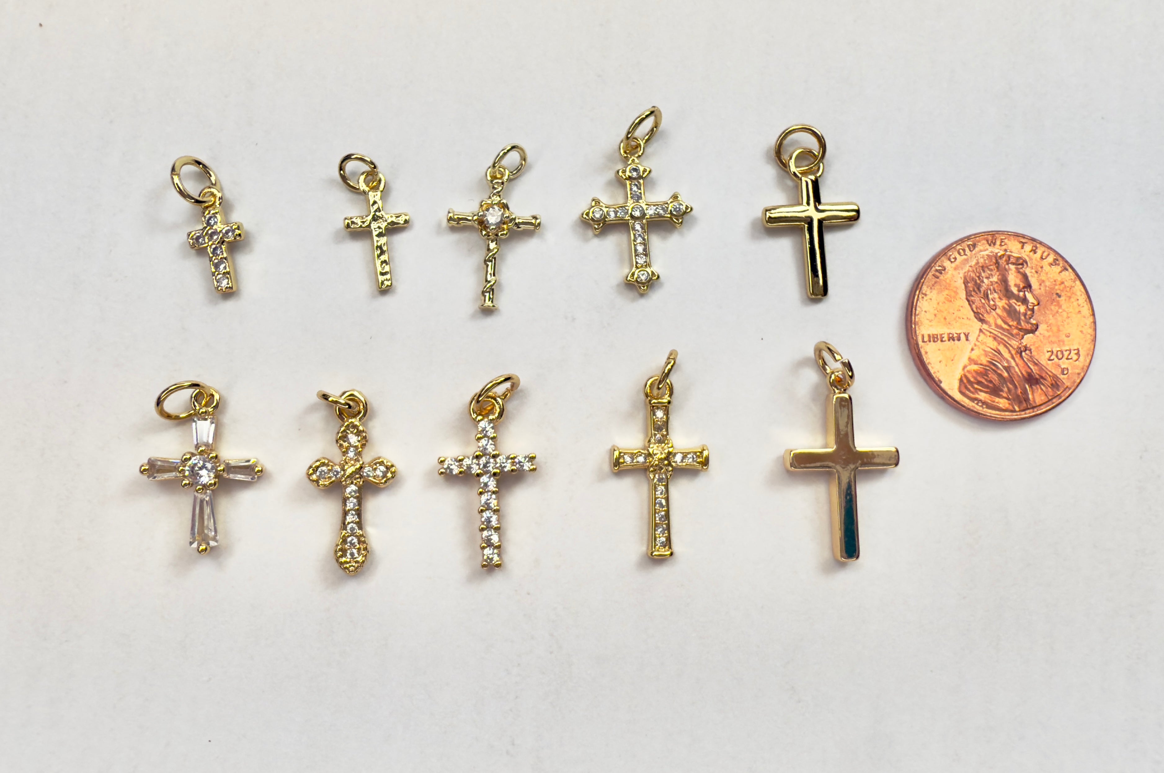 Cross Charm of Your Choice with Connector of Your Choice