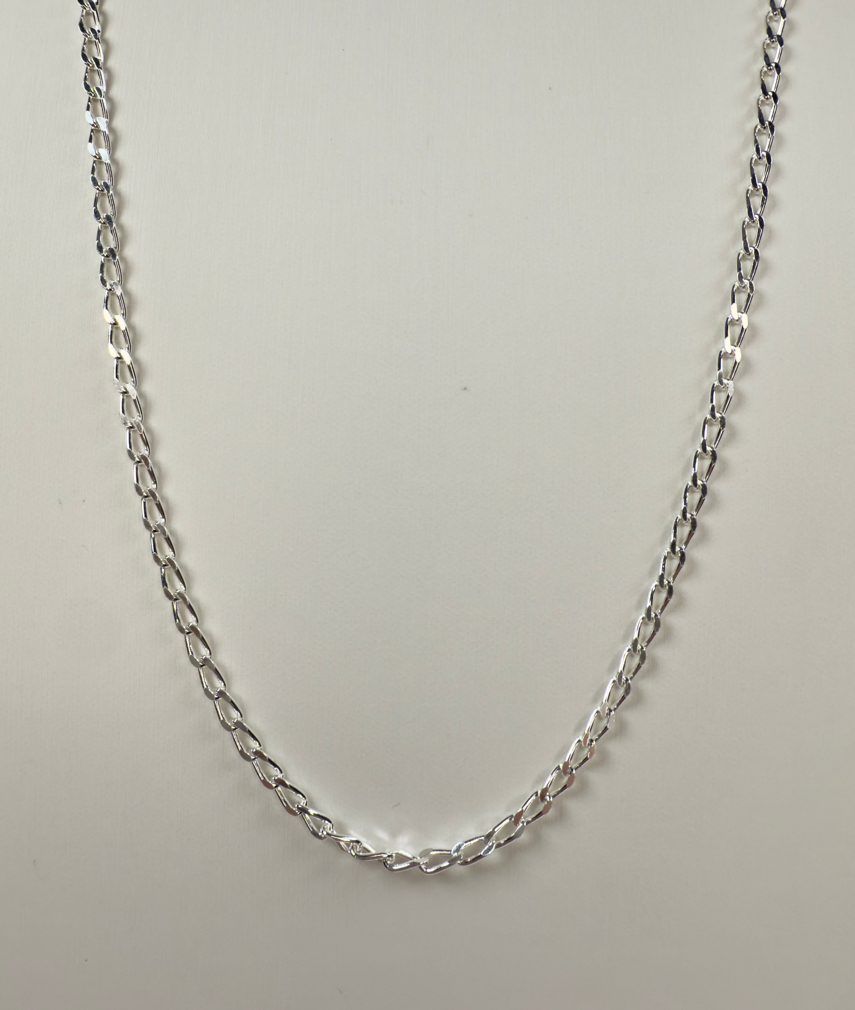 The Jones - Curb Chain Sterling Silver Necklace