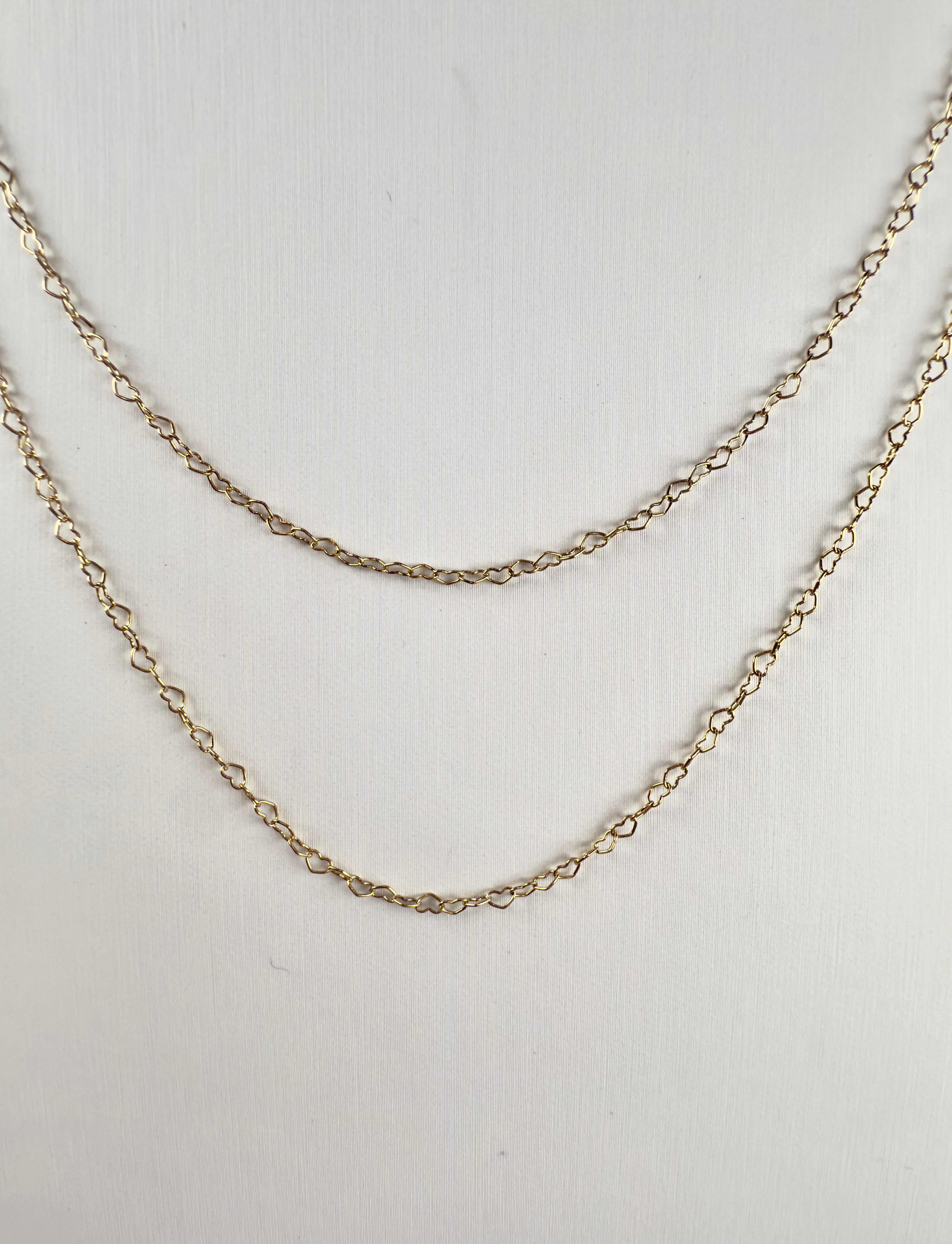 The Edevie - Heart Link Chain Necklace
