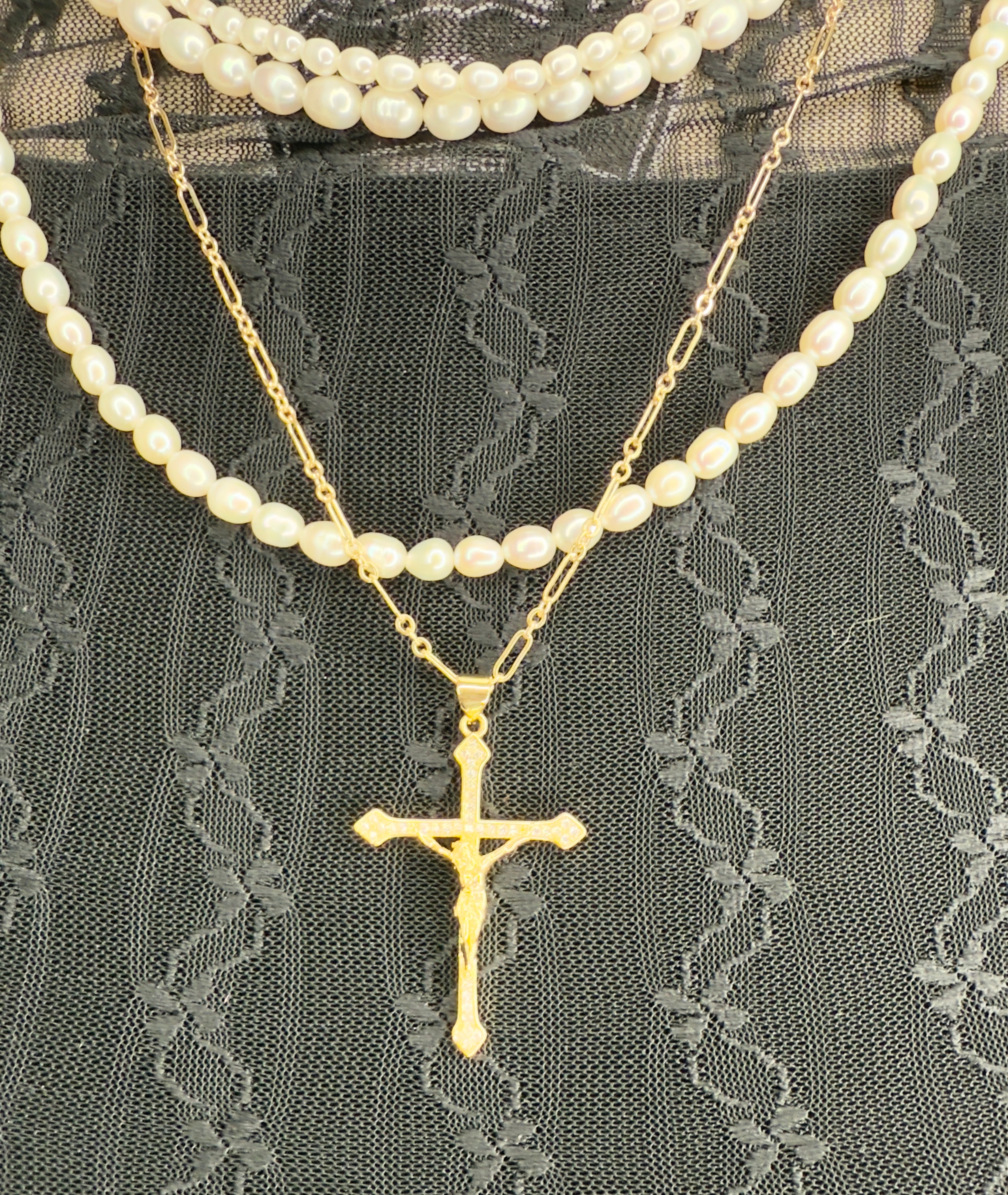 The Wade - Crucifix Pendent Necklace - "One of a Kind"