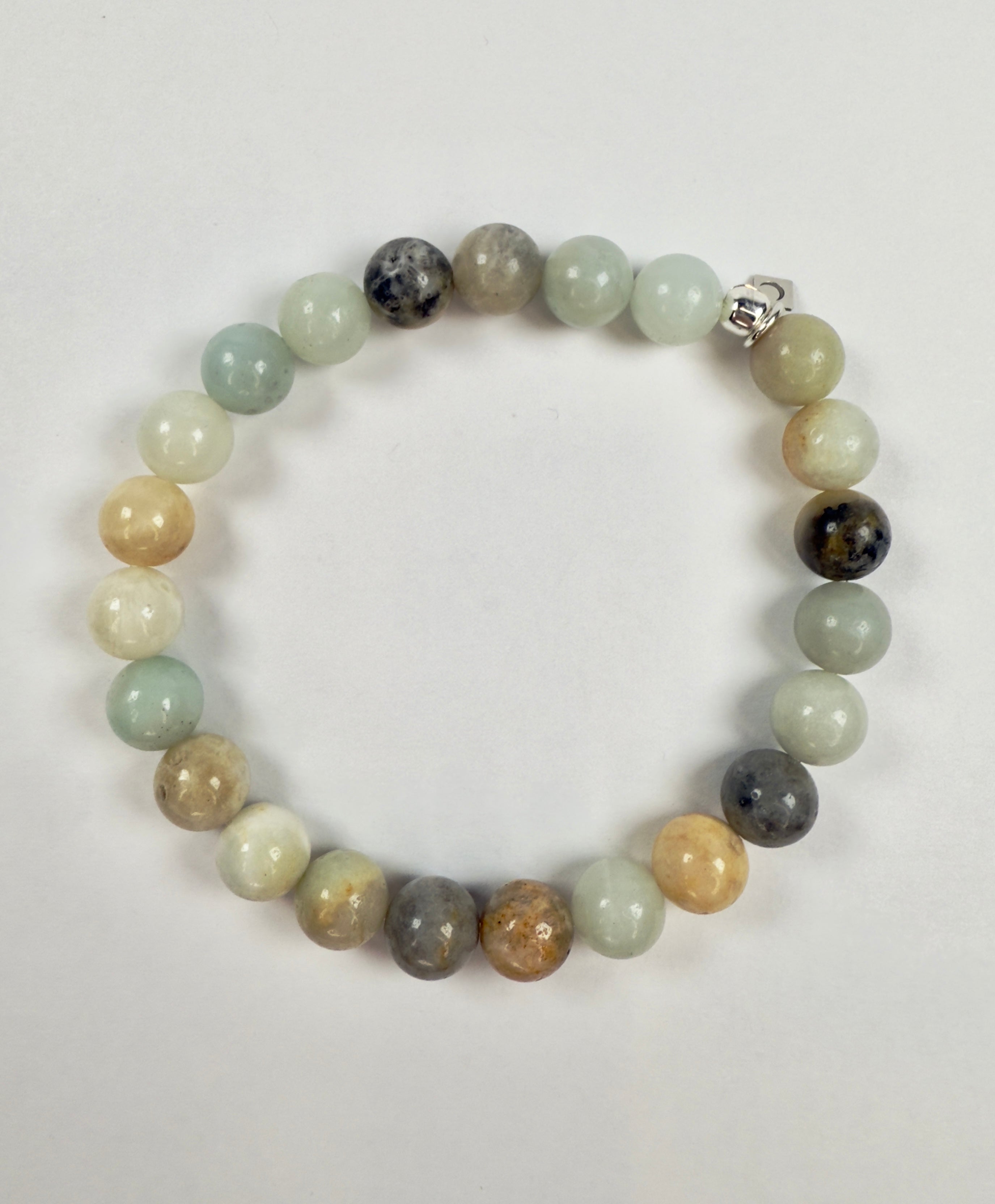 The Malcolm - Amazonite Beaded Bracelet