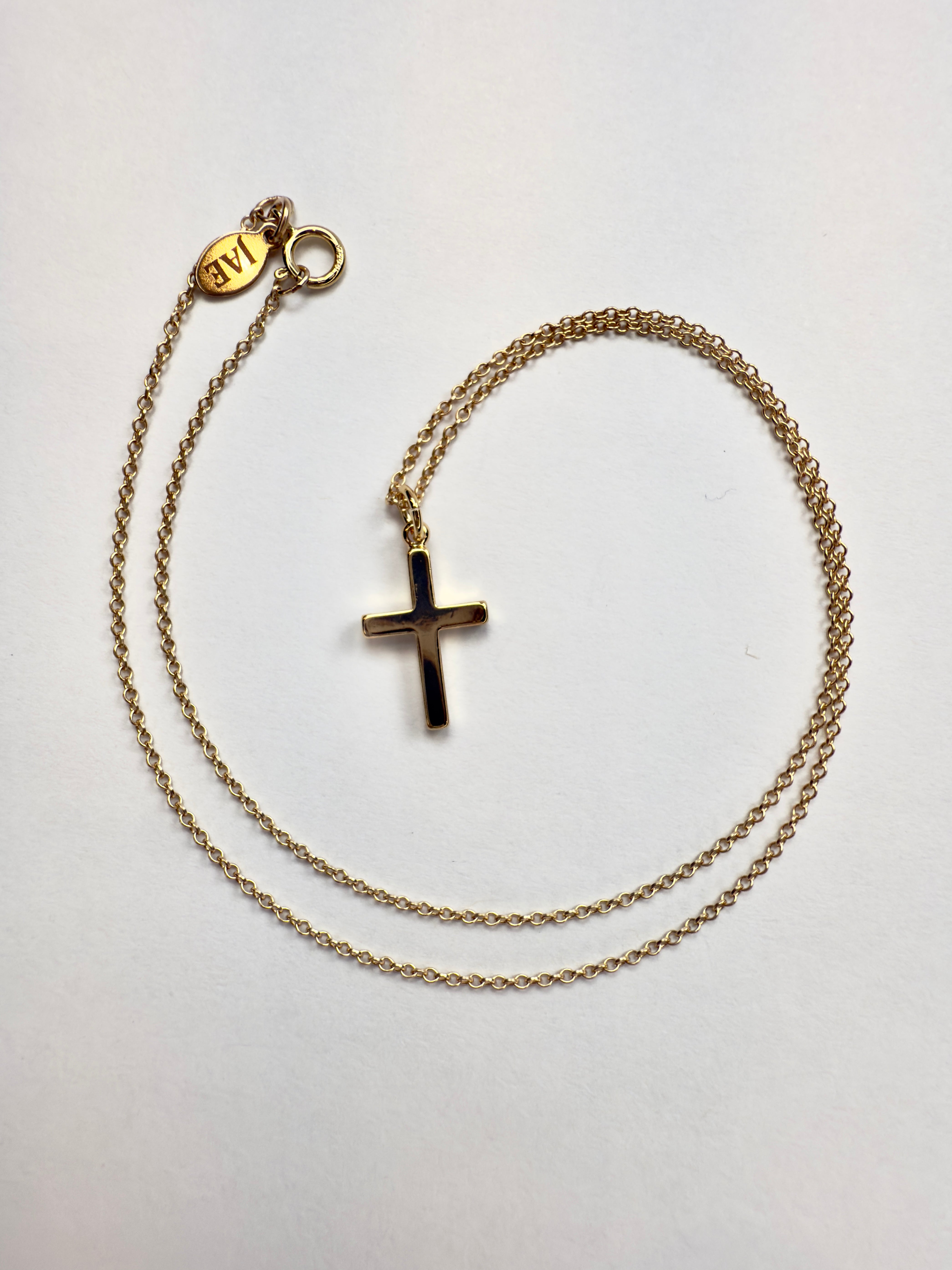 The Cobb - Polished and Smooth Cross Necklace