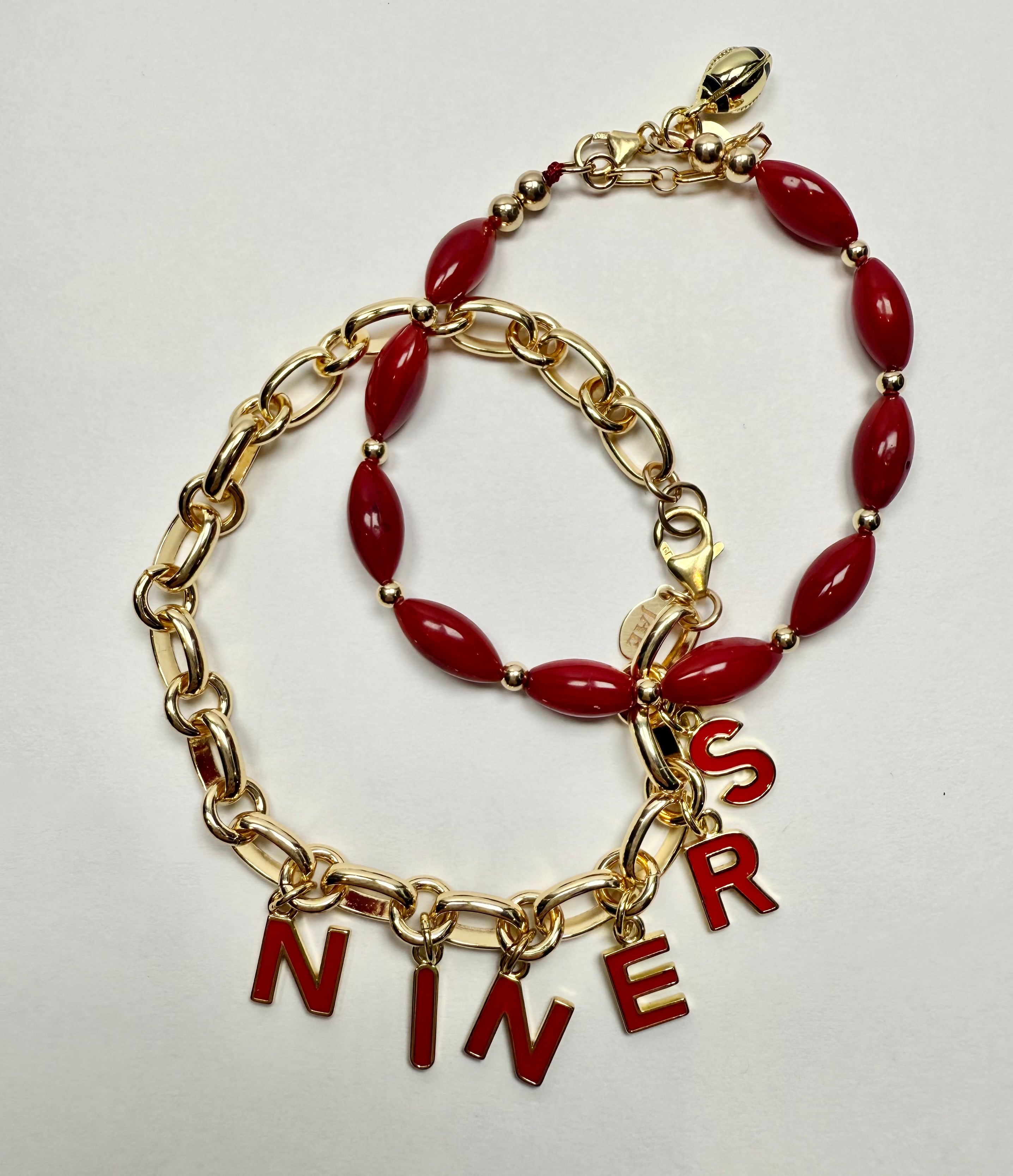 Football Fan Bracelets Set