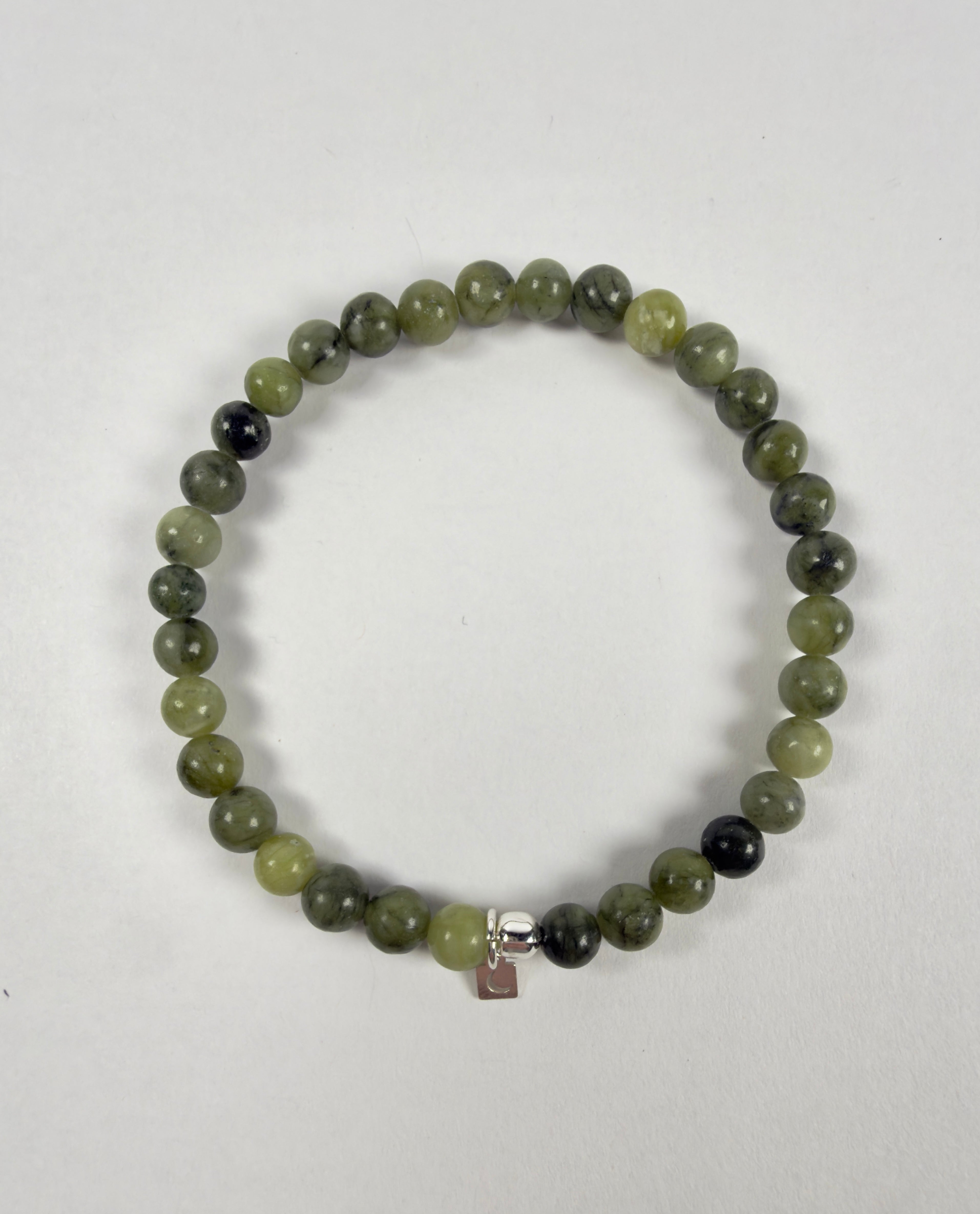 The Mario - Green Serpentine Beaded Bracelet