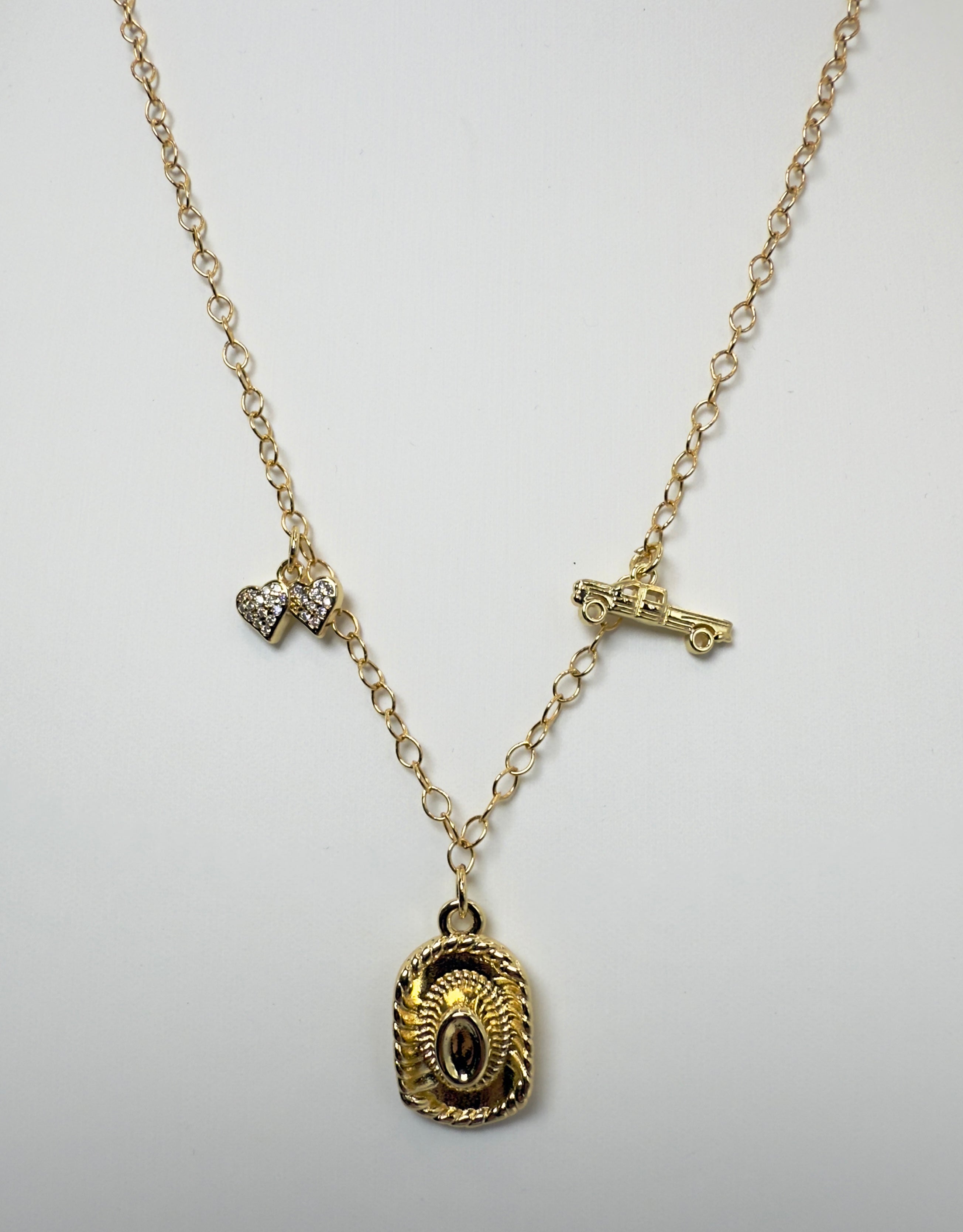 The Tucson - Three Charm Necklace
