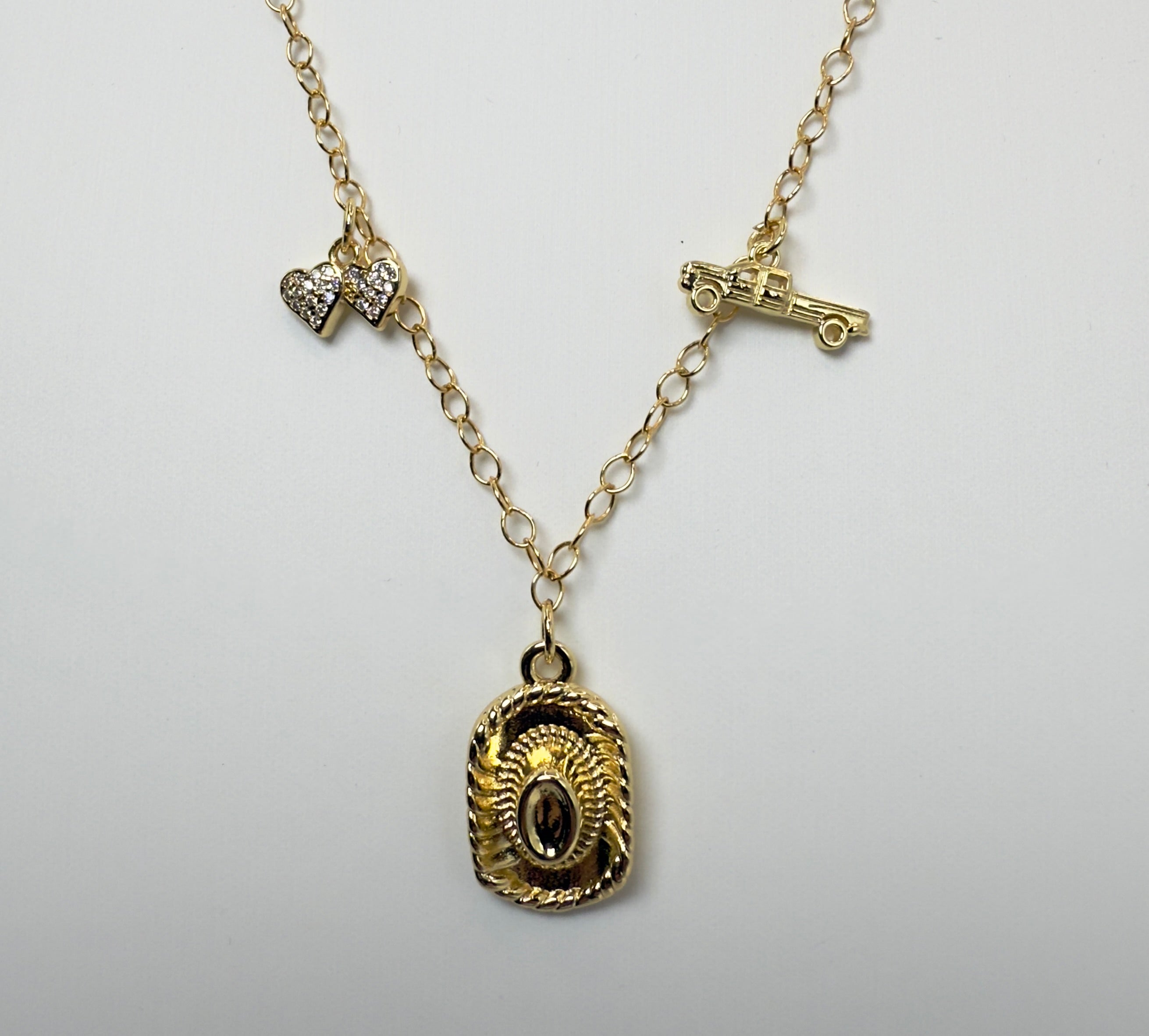 The Tucson - Three Charm Necklace