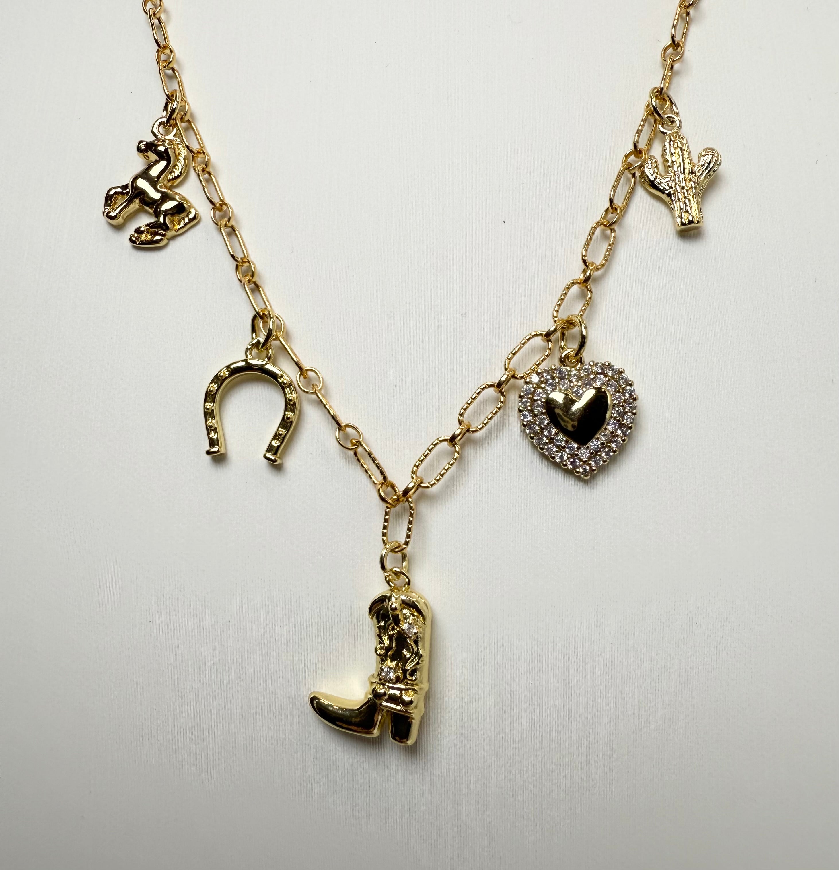 The Clifton - Five Charm Necklace