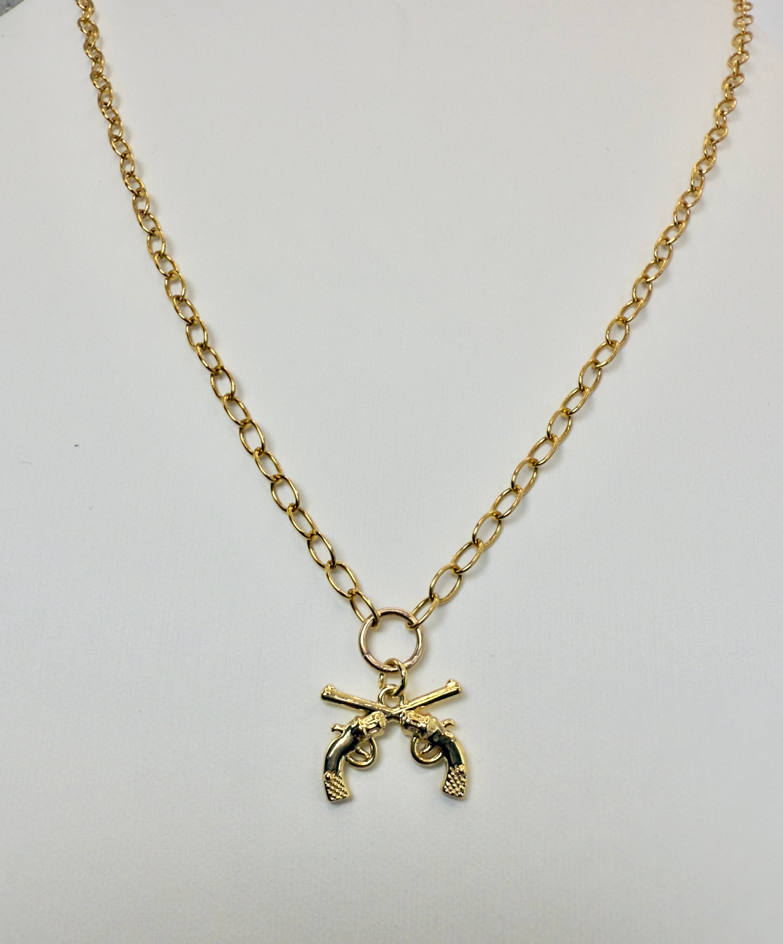 The Casey - Dueling Pistols Necklace