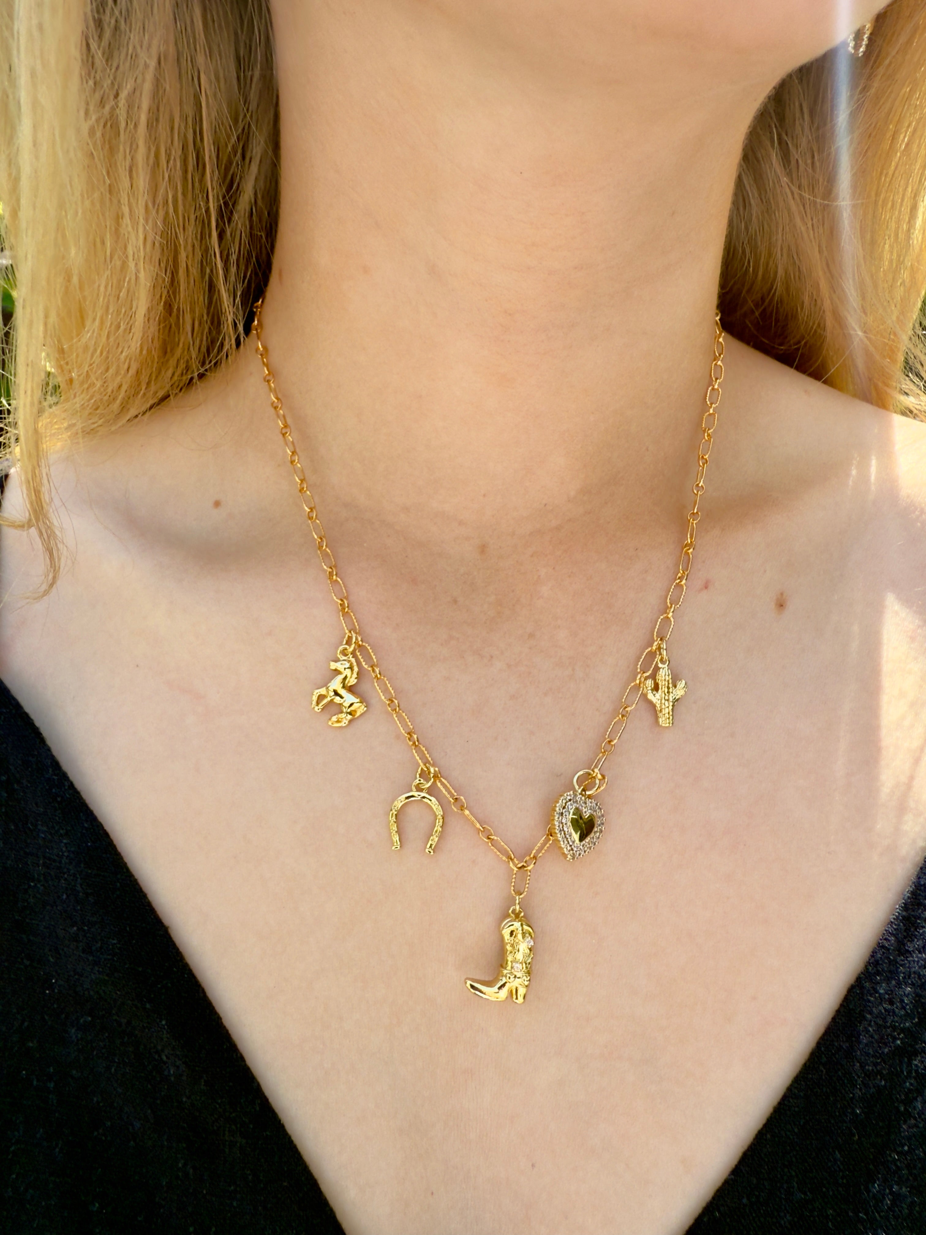 The Clifton - Five Charm Necklace