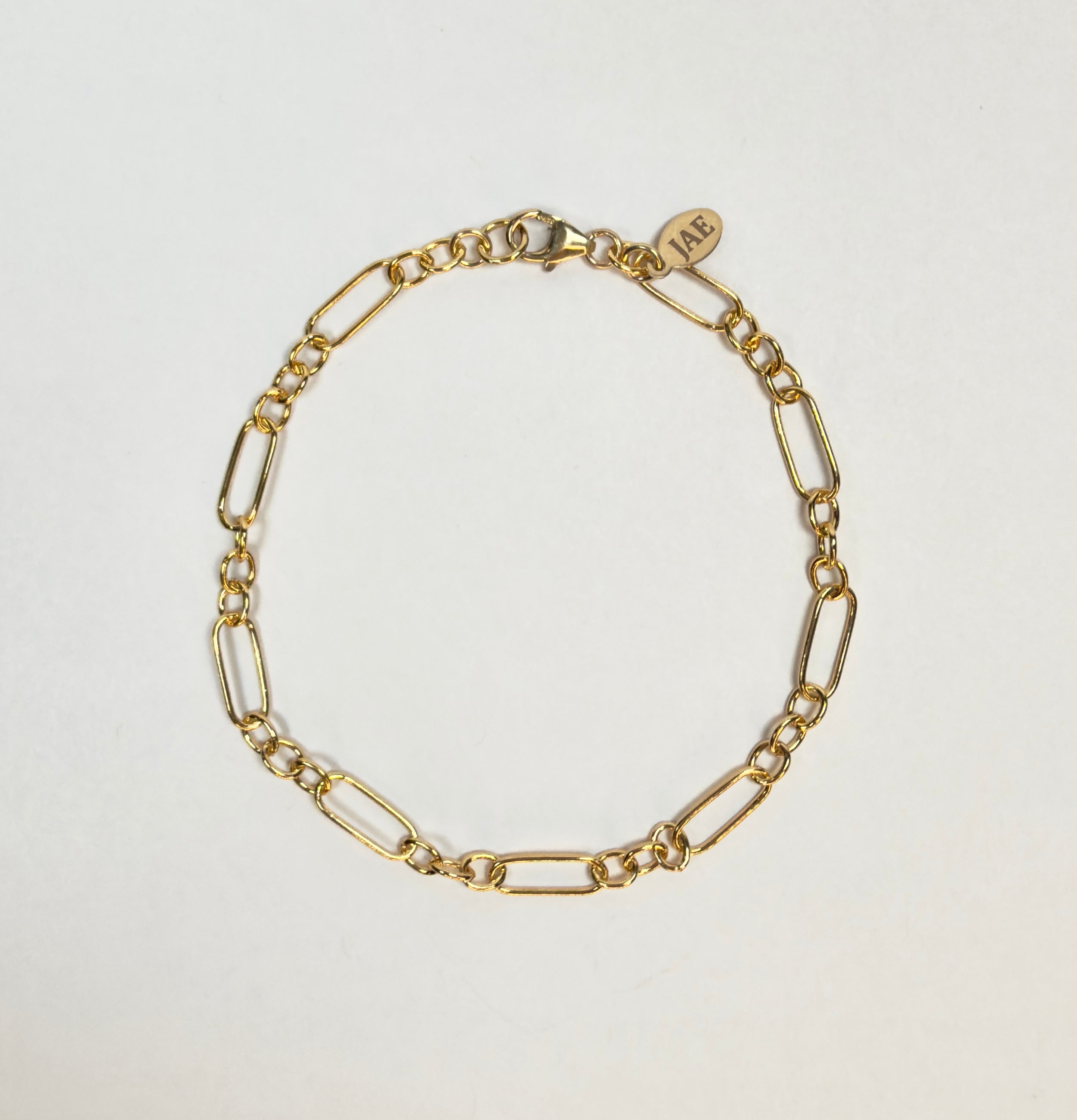 The Tilly - Paperclip and Cable Chain Bracelet