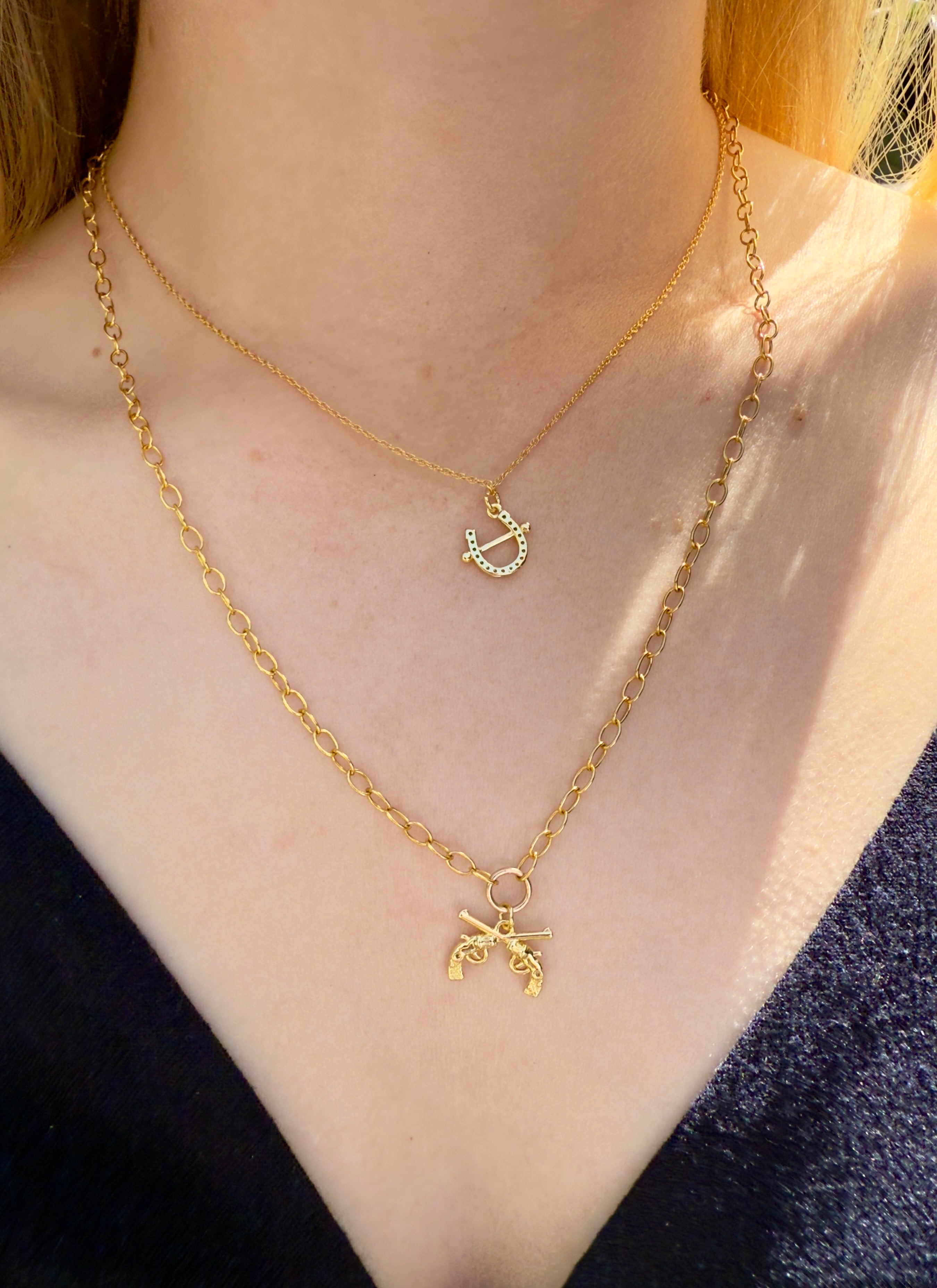 The Casey - Dueling Pistols Necklace