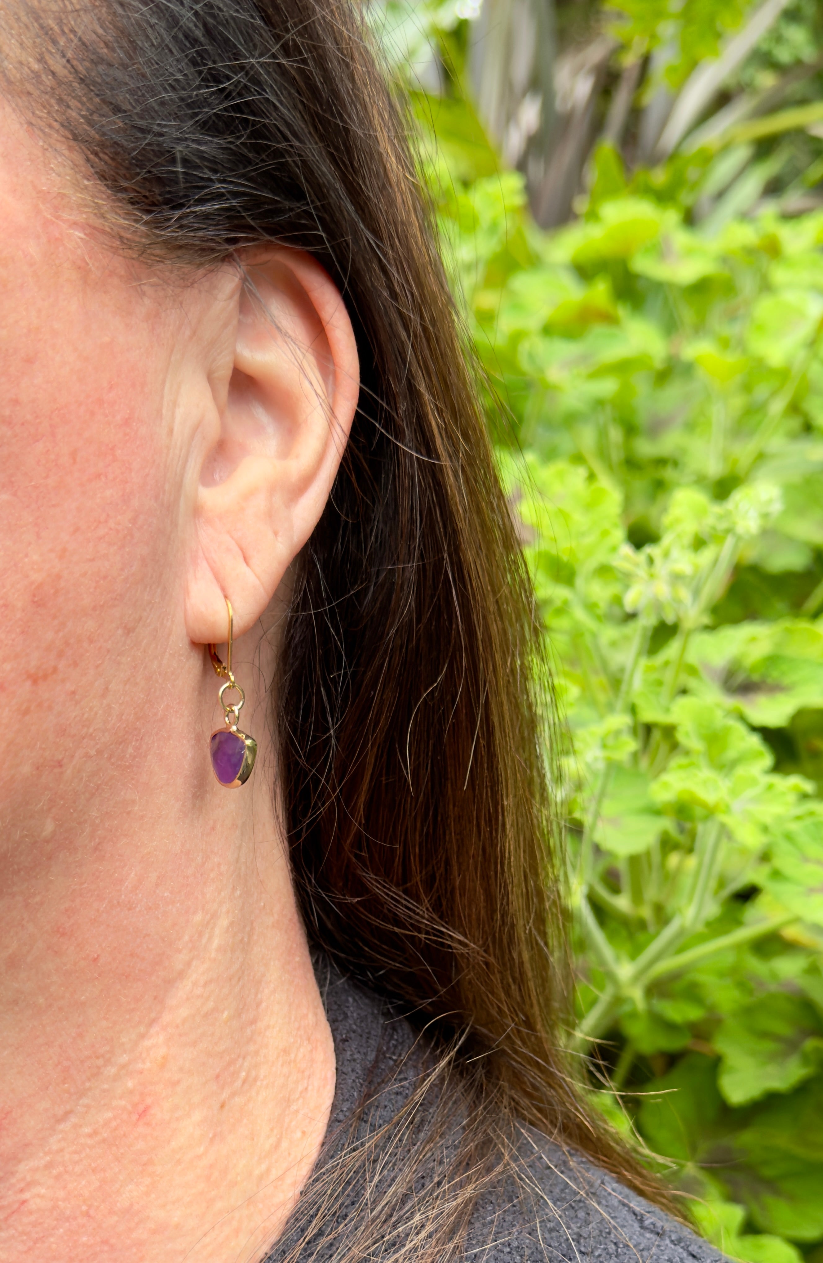 The Hannah Amethyst Earrings
