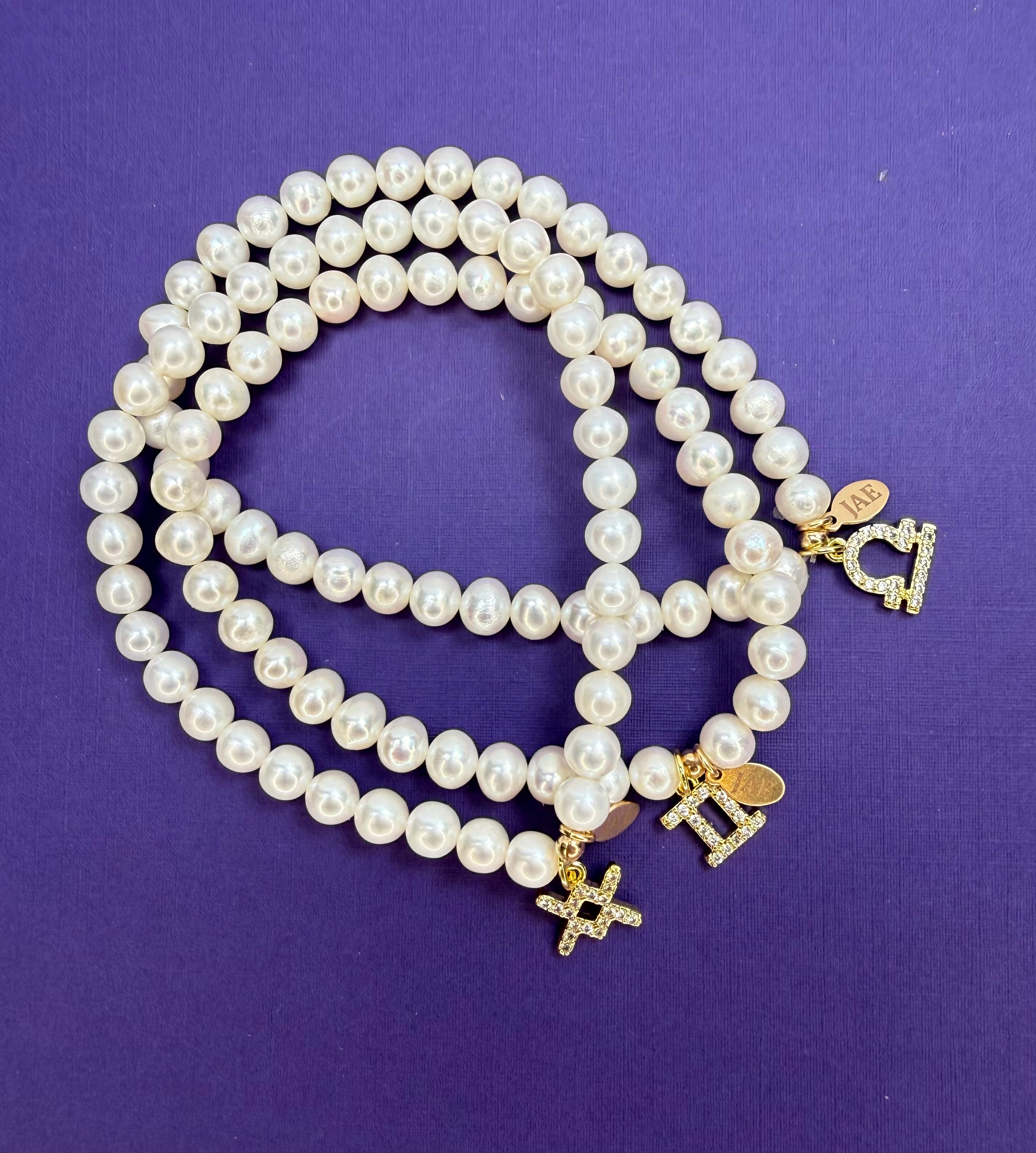 Zodiac Sign and Pearl Bracelets
