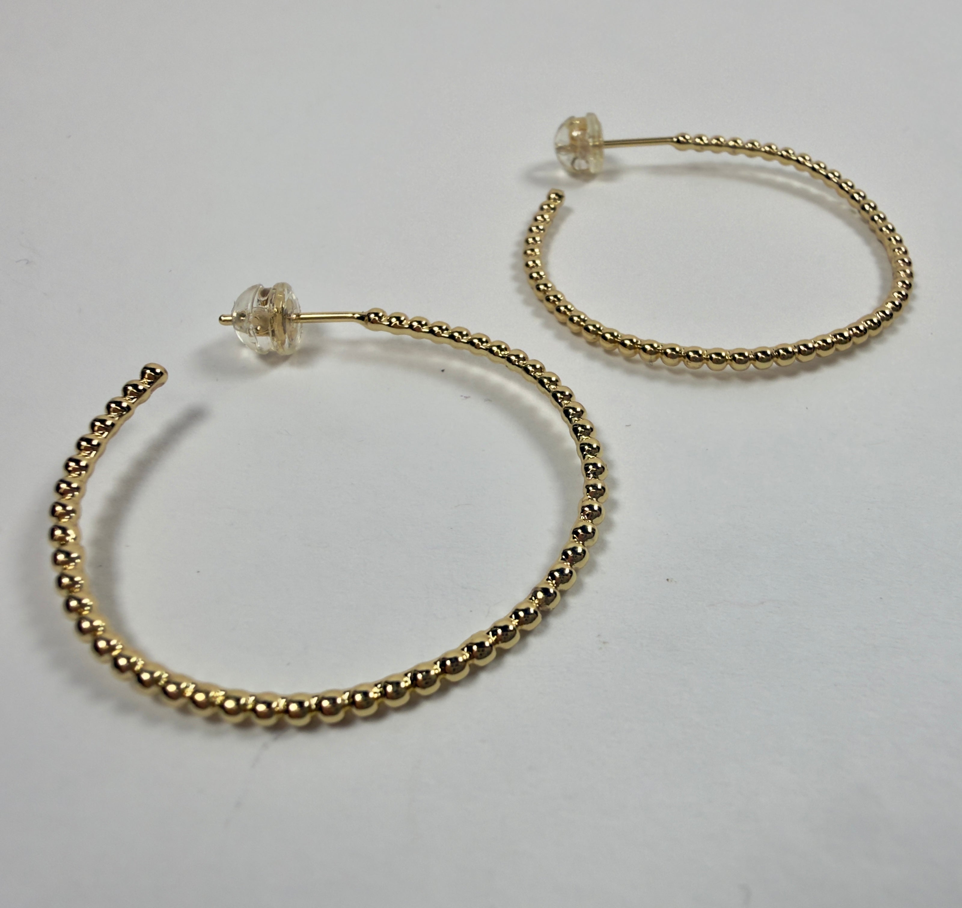 The Hollis - Ball Hoop Earrings