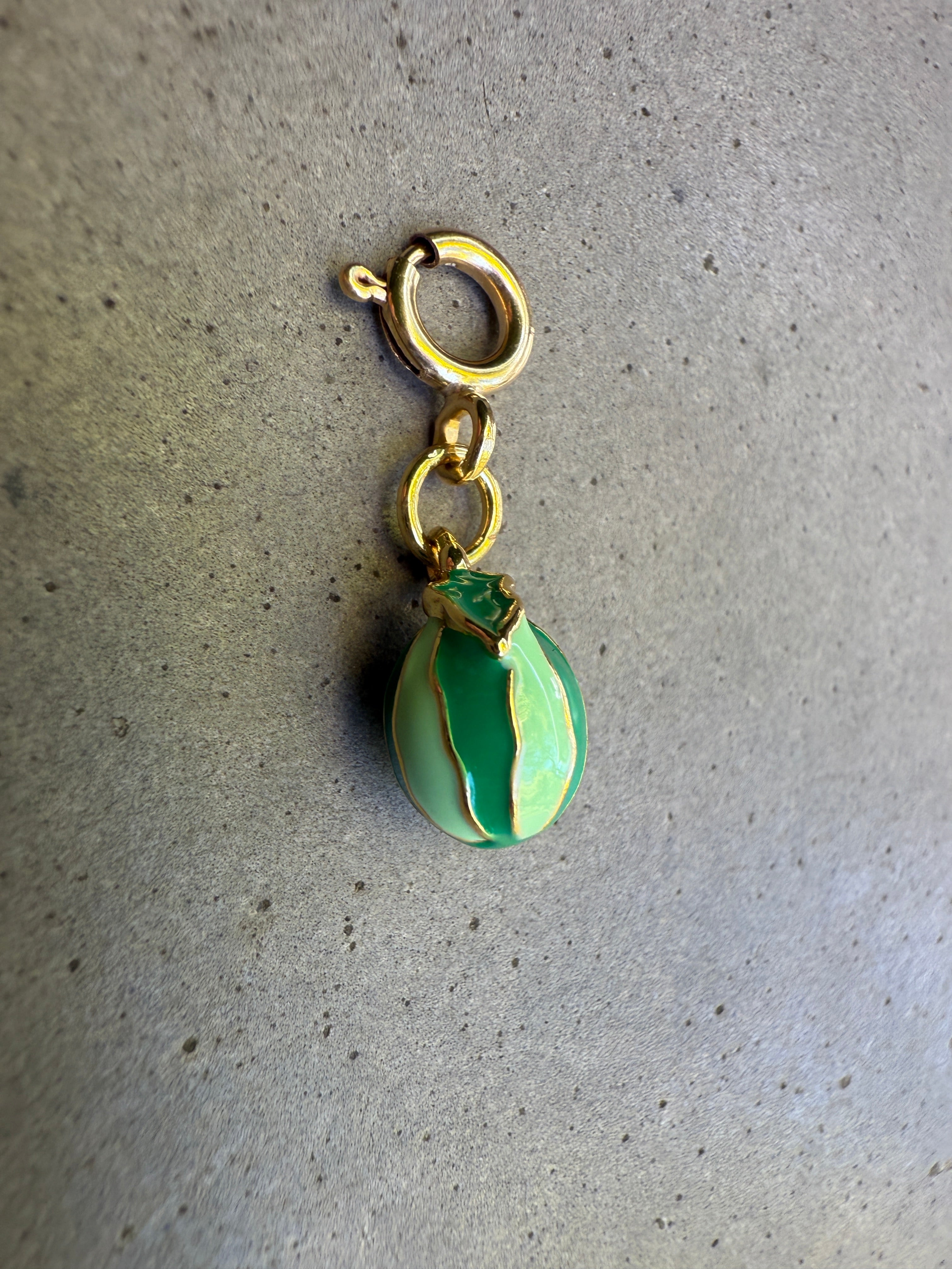 Watermelon Charm with Clip-on Connector