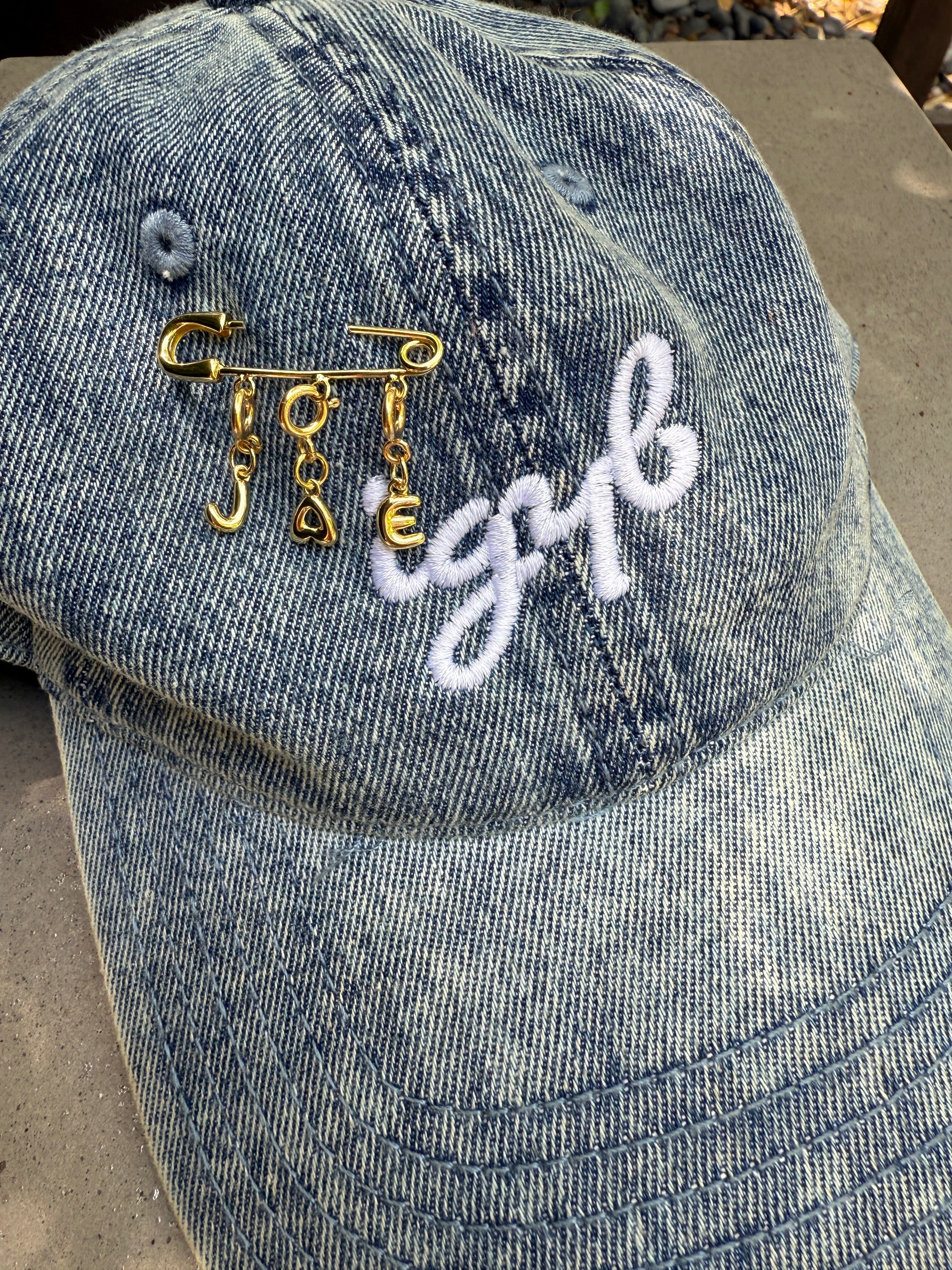 Three Loop Safety Pin Brooch