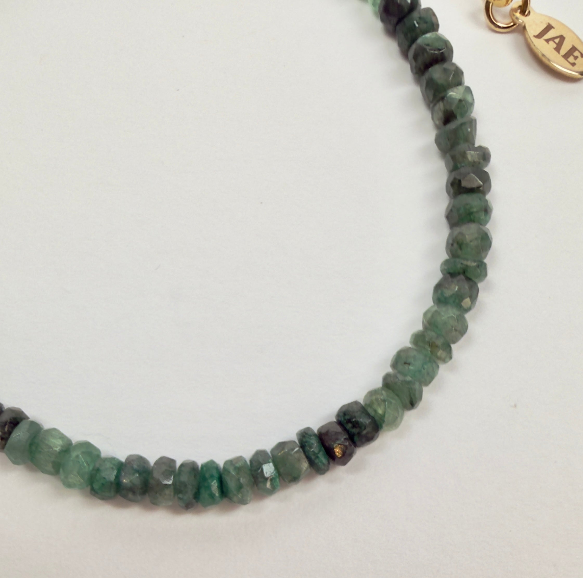 The Enid - Emerald Beaded Bracelet
