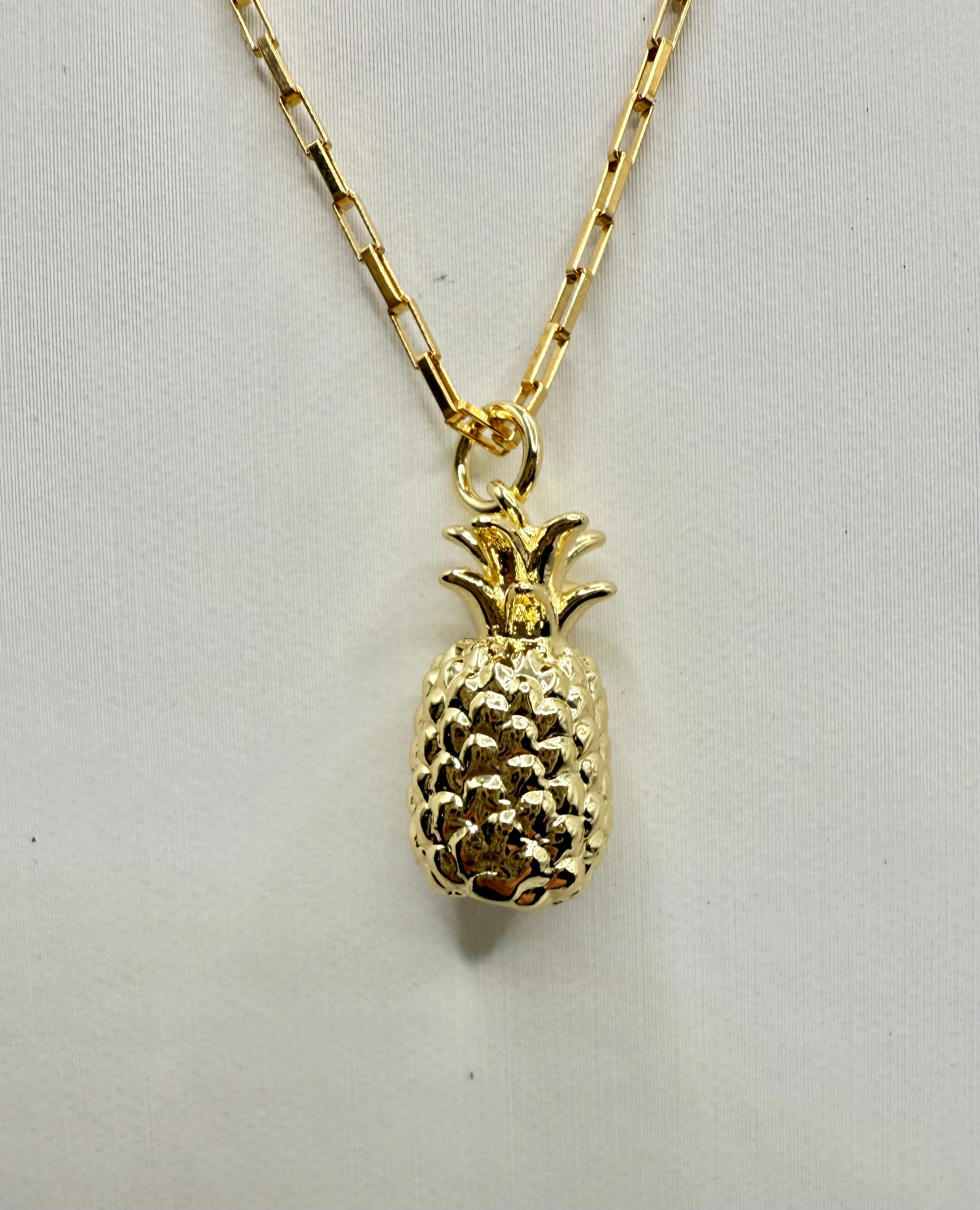 "The Ted" Pineapple Charm Necklace