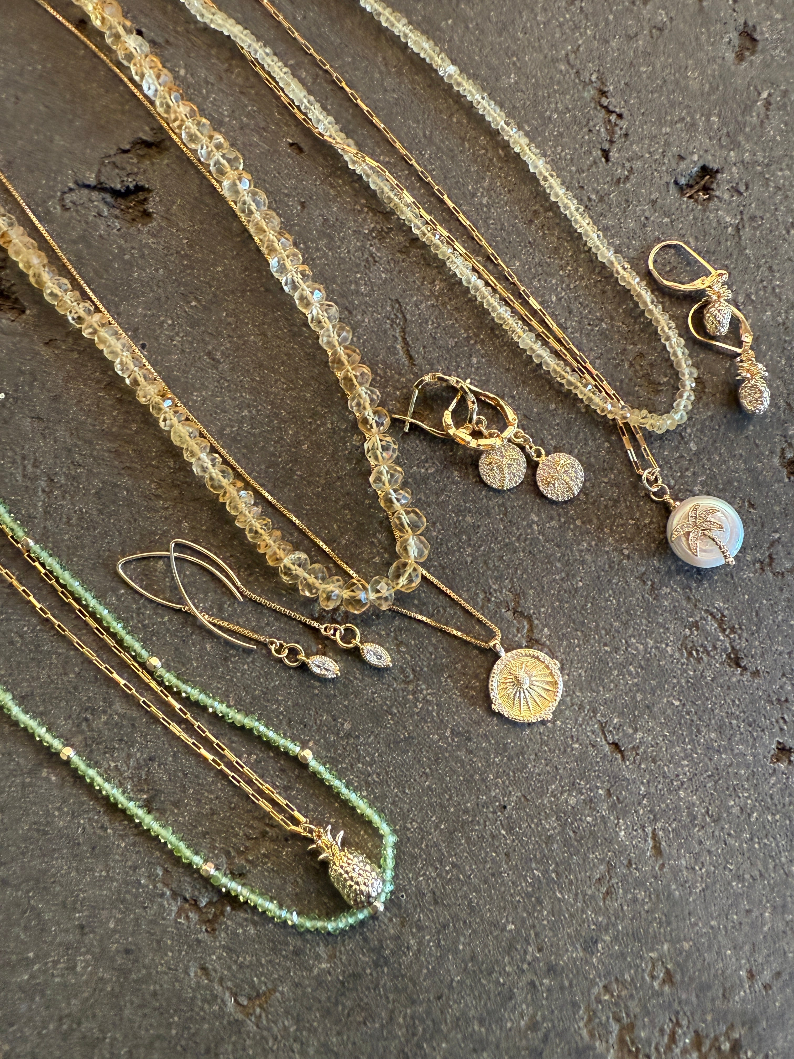 "The Ted" Pineapple Charm Necklace