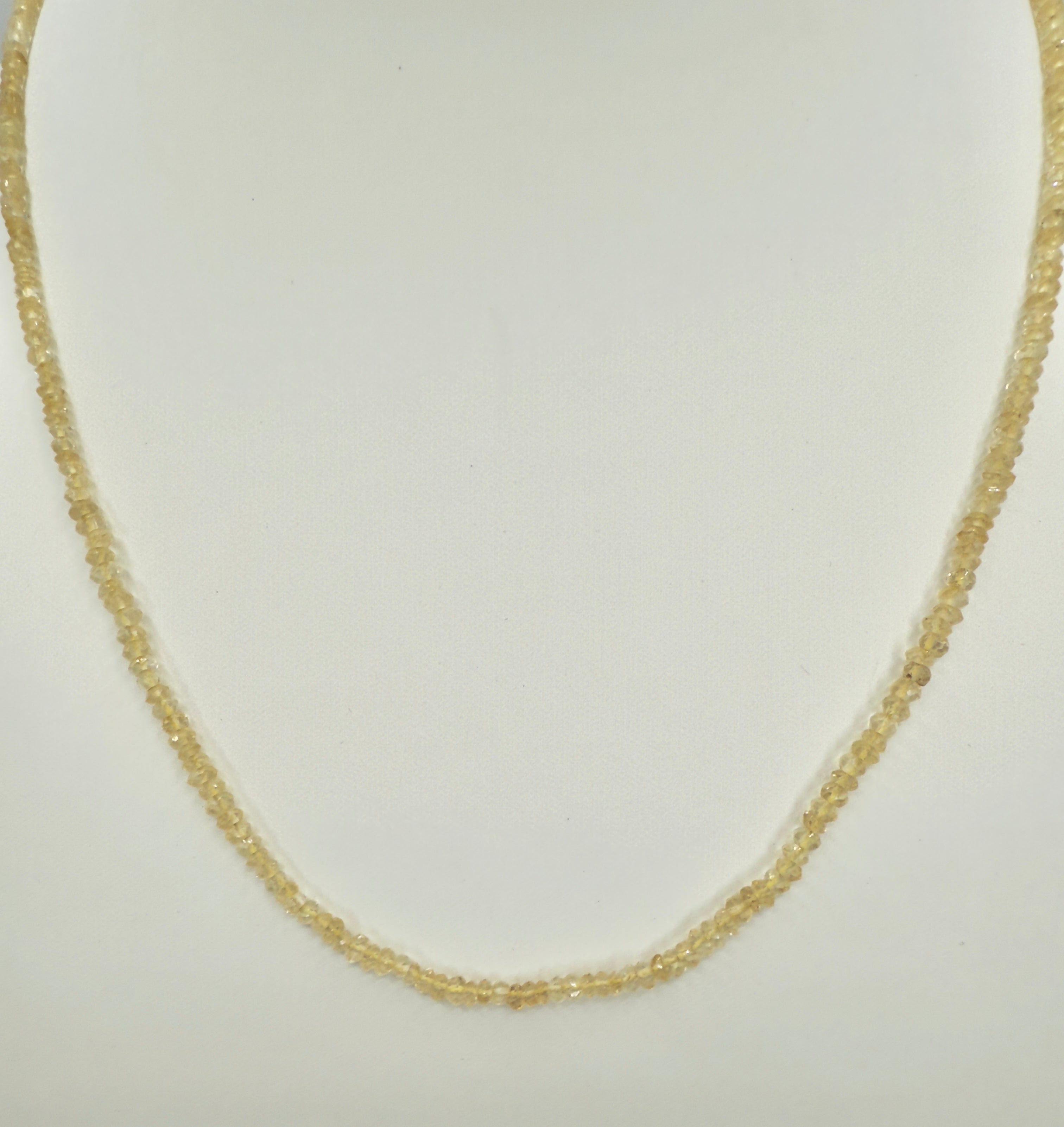 "The Matheson" Citrine Beaded Gemstone Necklace