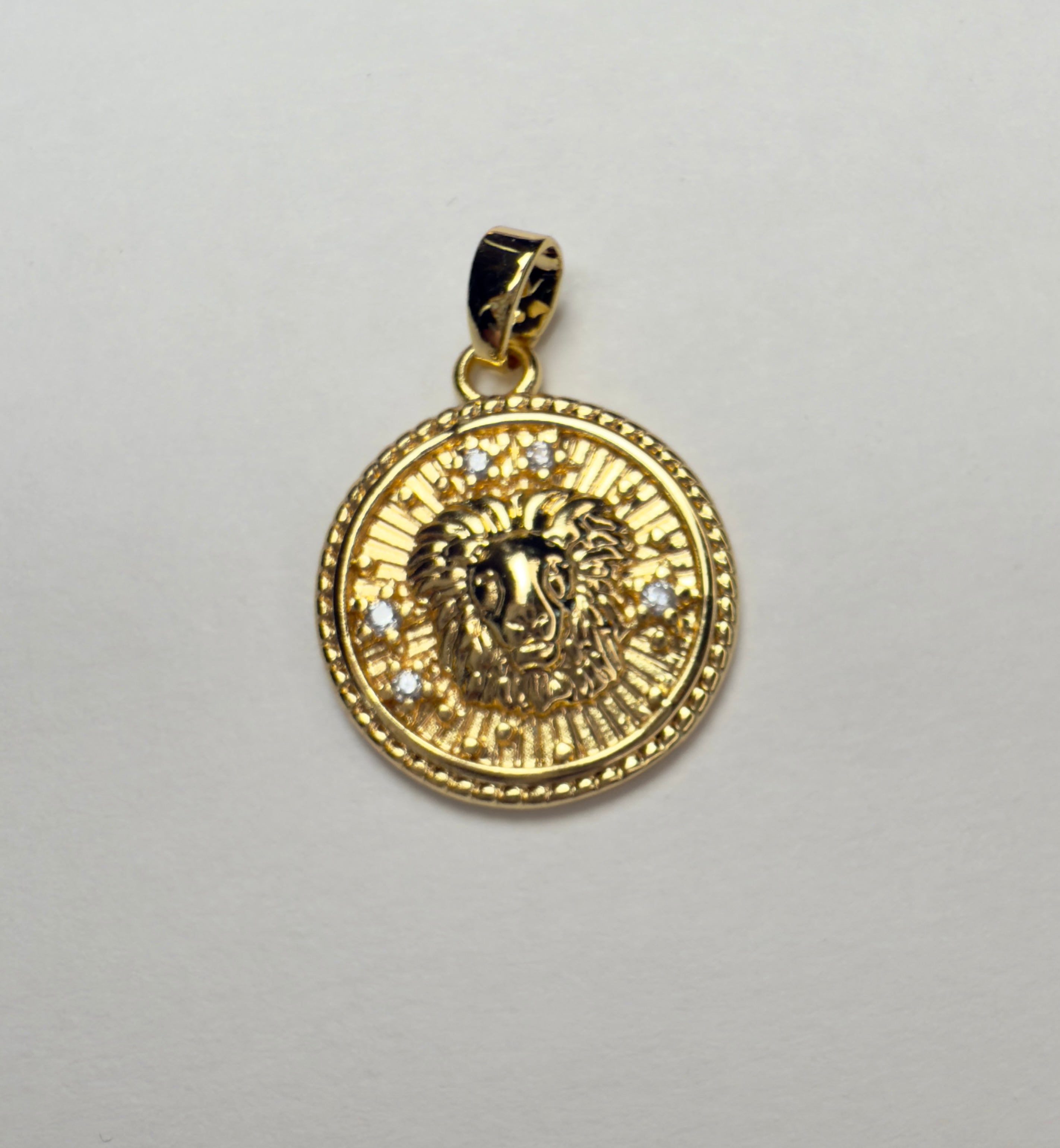 Zodiac Sign Medallion Necklace - 16" Inch