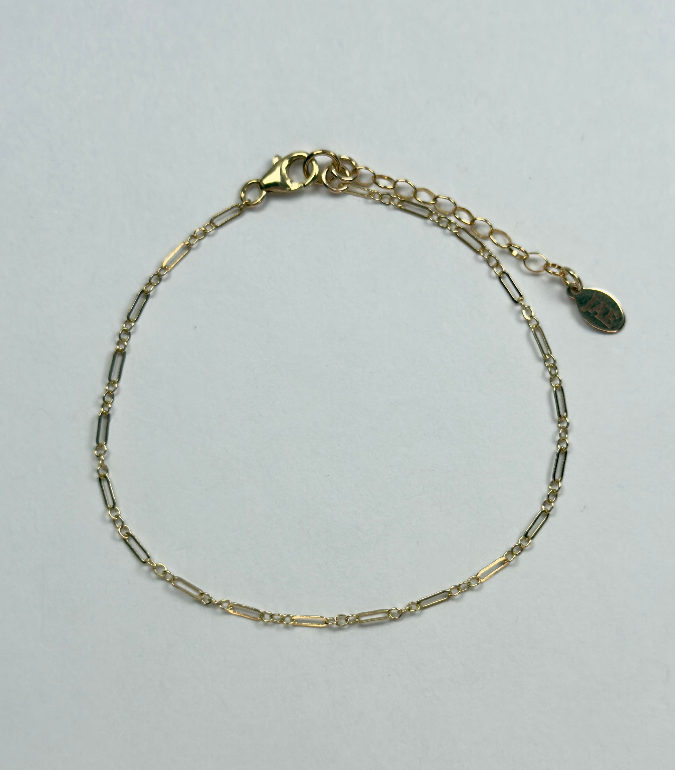 The Cindy - Long Short Figaro Chain Bracelet