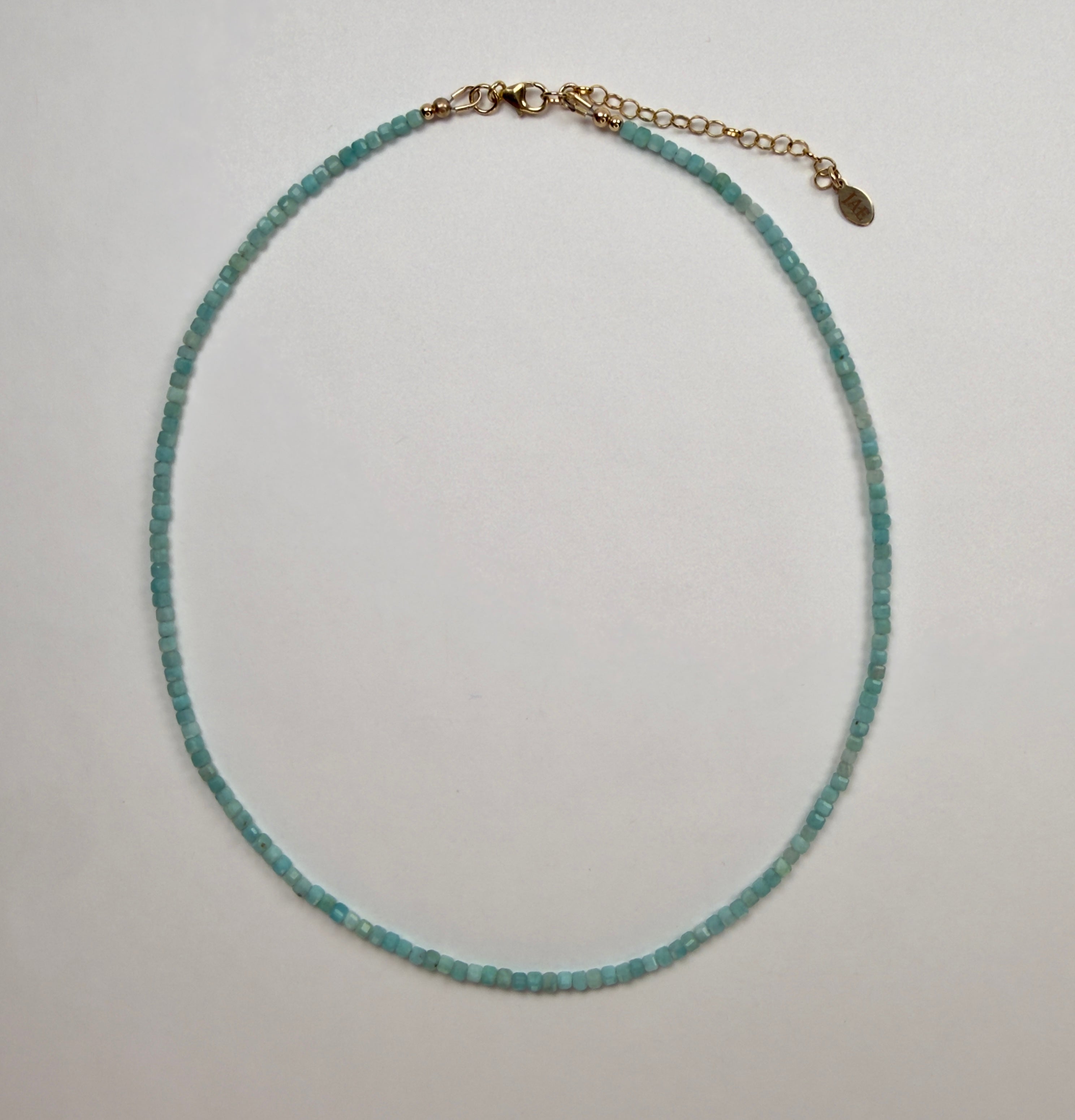 The Penny - Amazonite Beaded Necklace