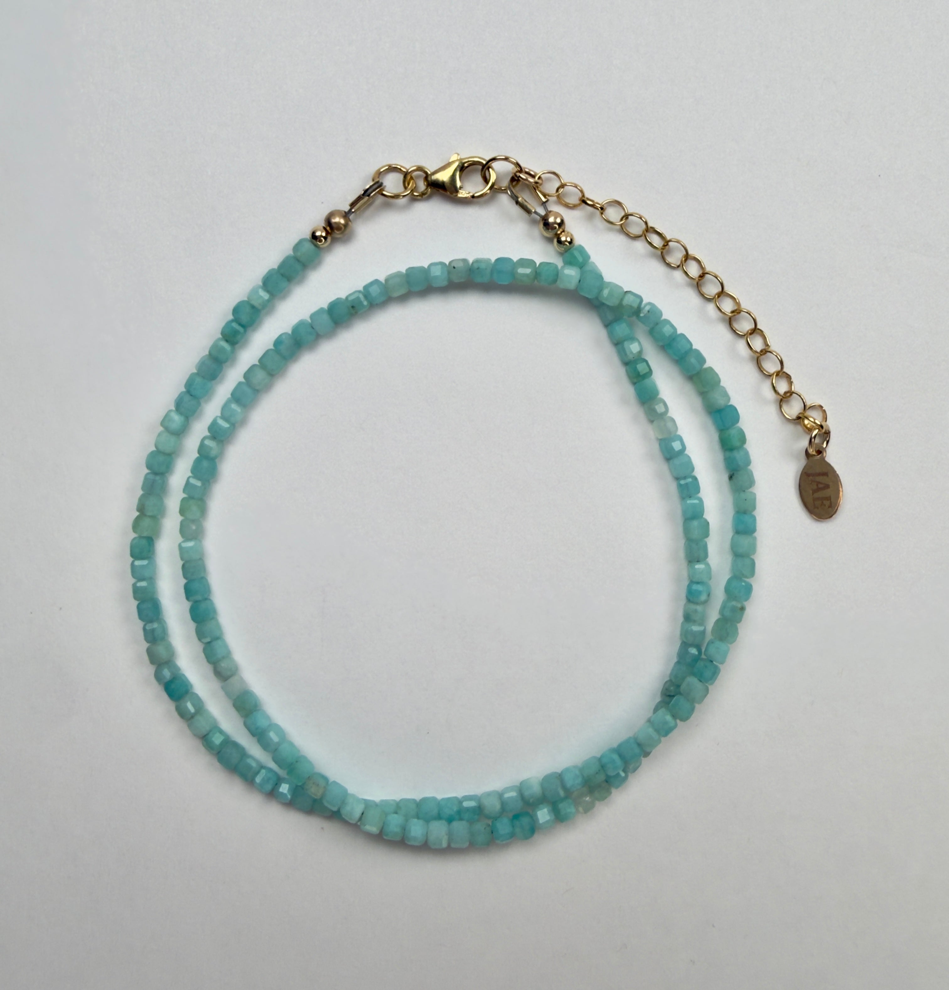 The Penny - Amazonite Beaded Necklace