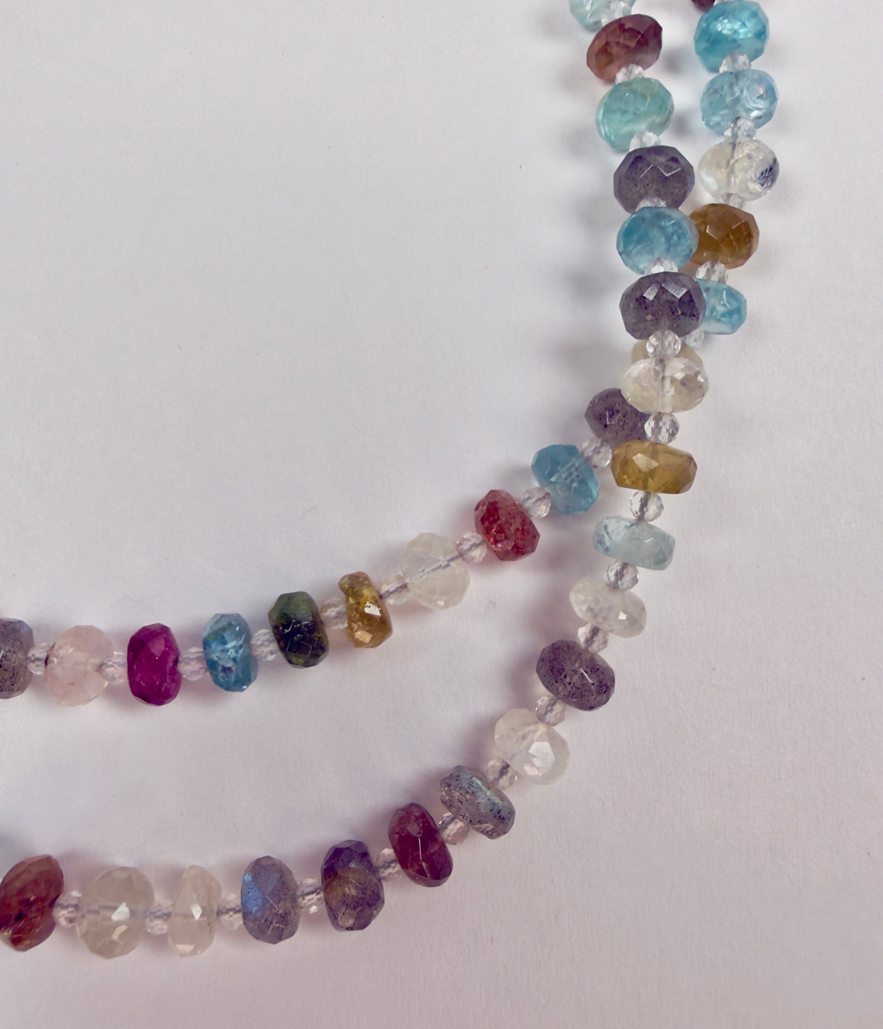 The Elsa - Mixed Gemstone Beaded Necklace