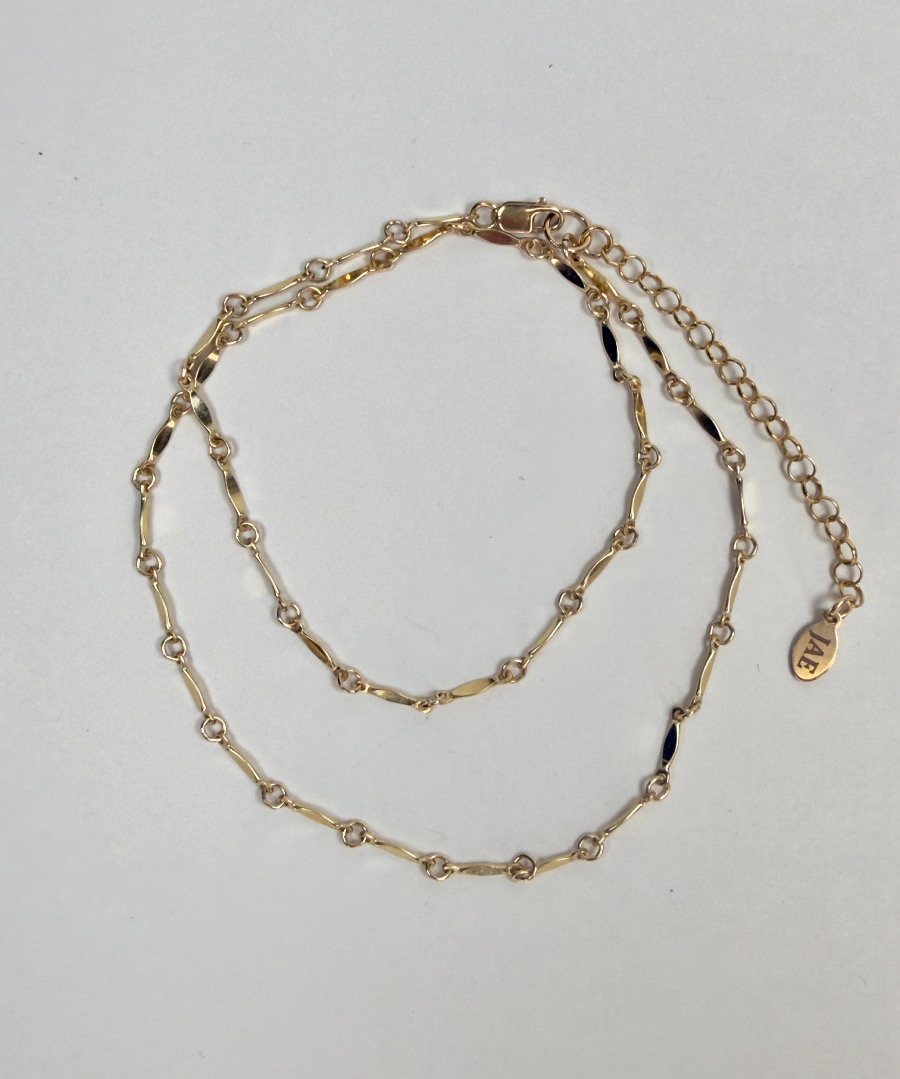 The Merritt - Hammered Bar Necklace, Five Choices of Length