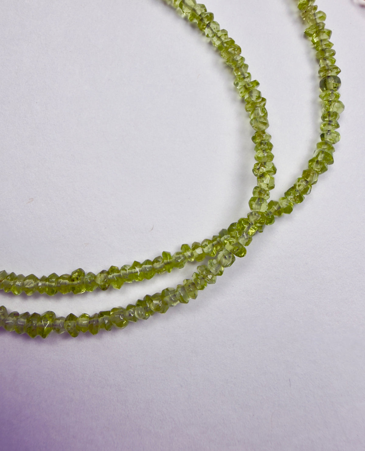 The Lively - Peridot Beaded Necklace
