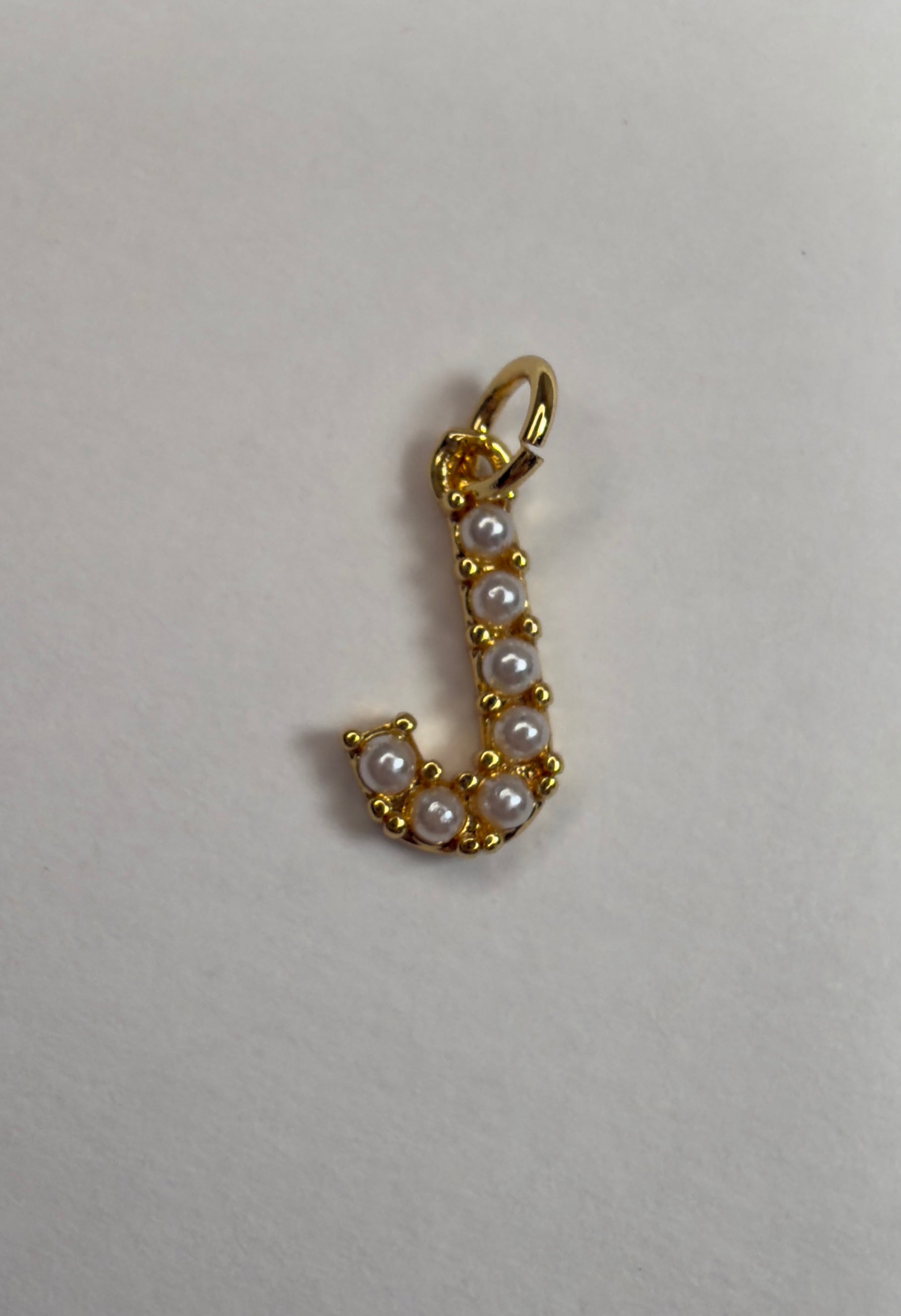 A-Z Pearl Letter Charms - Choice of Attachment