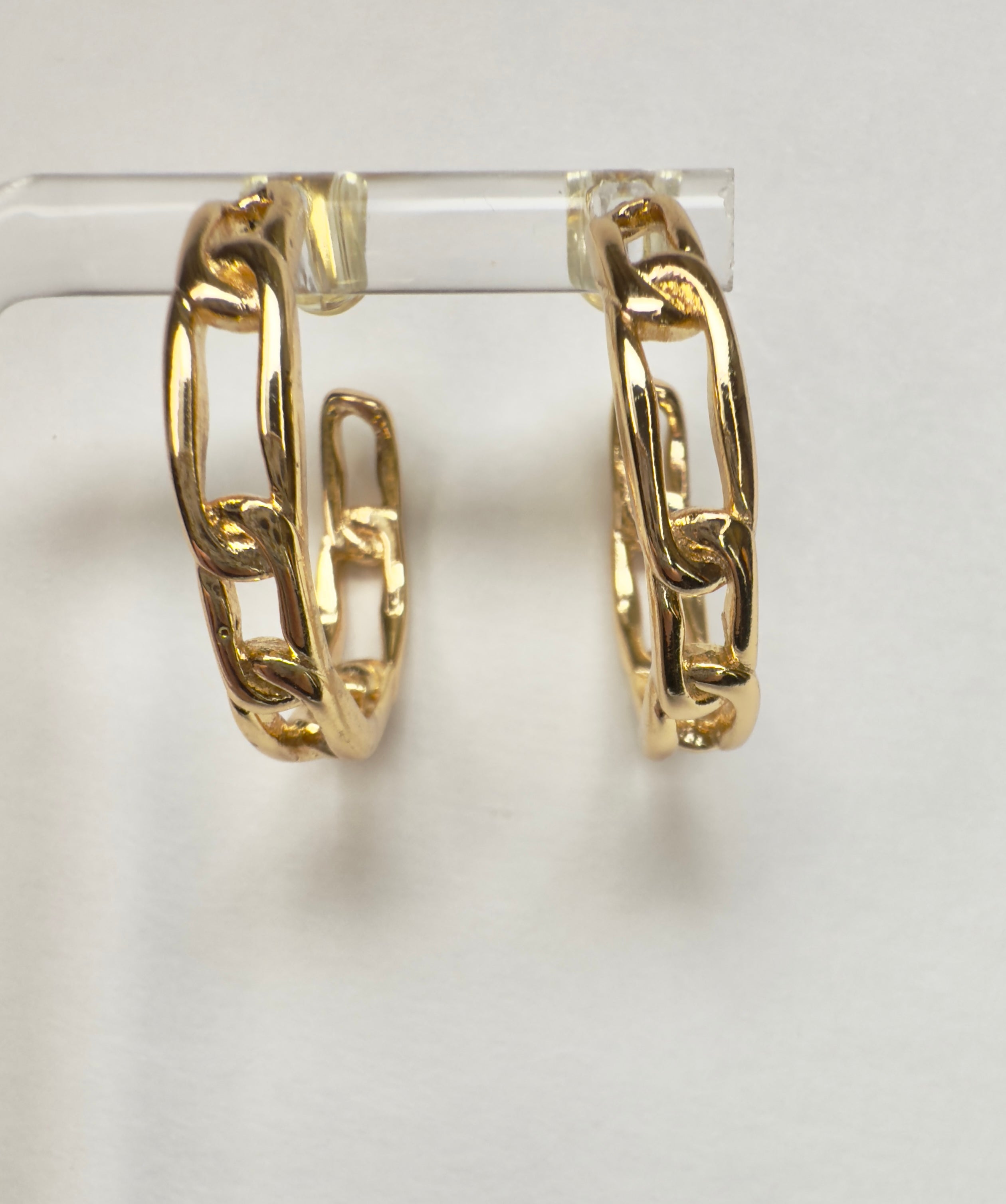 "The Dinah" Paperclip Chain Hoop