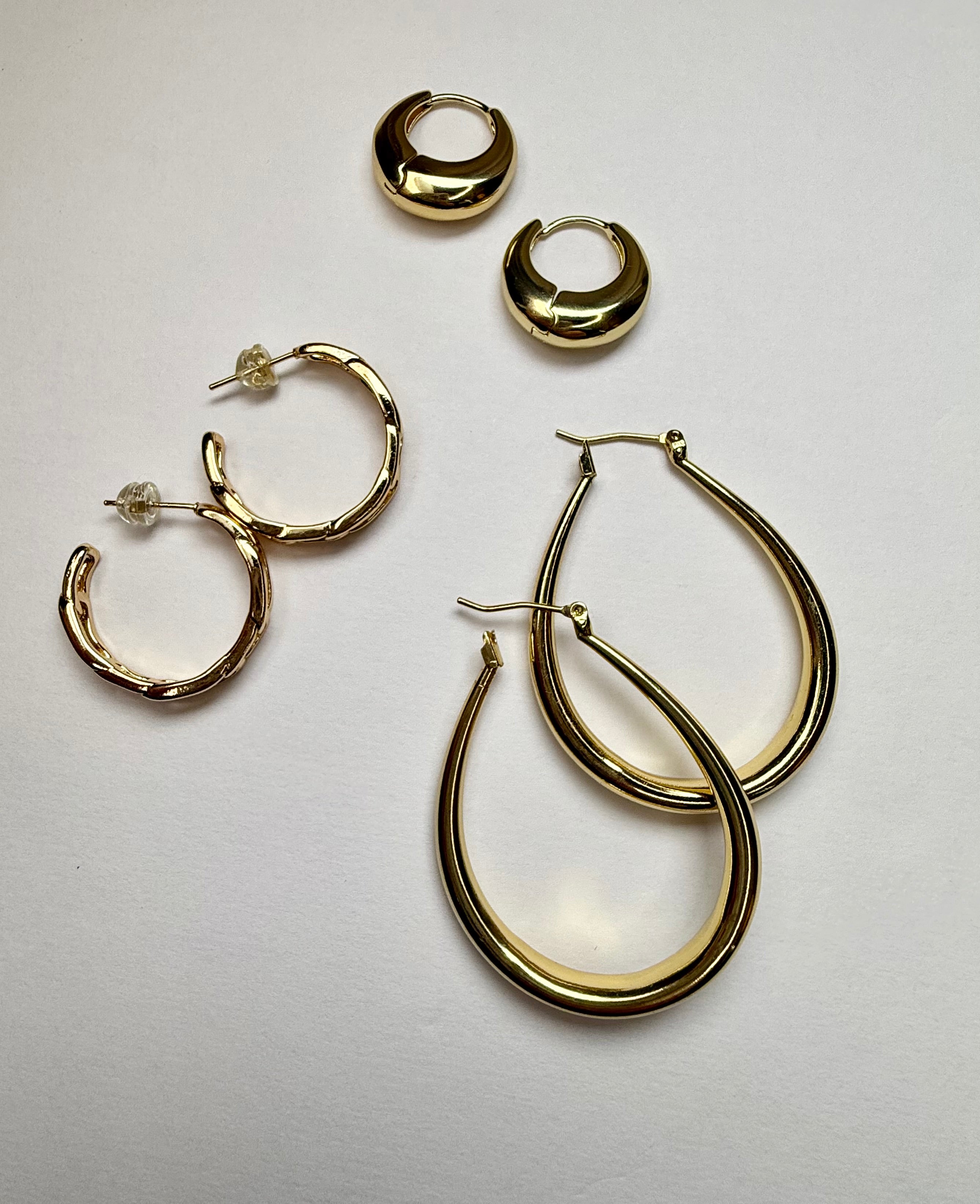 "The Dinah" Paperclip Chain Hoop