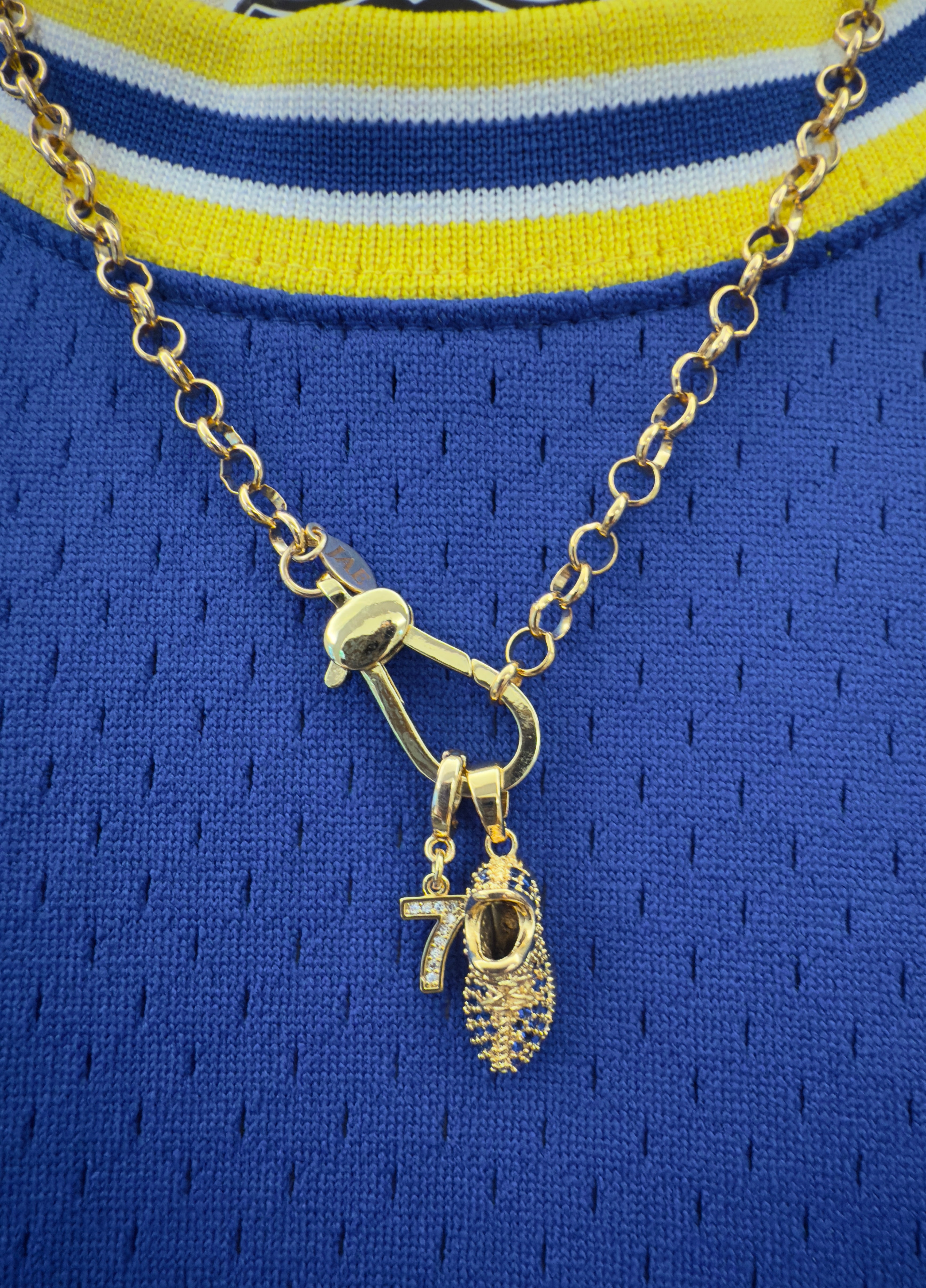 Number Charms 0-9 with Cubic Zirconia Accents