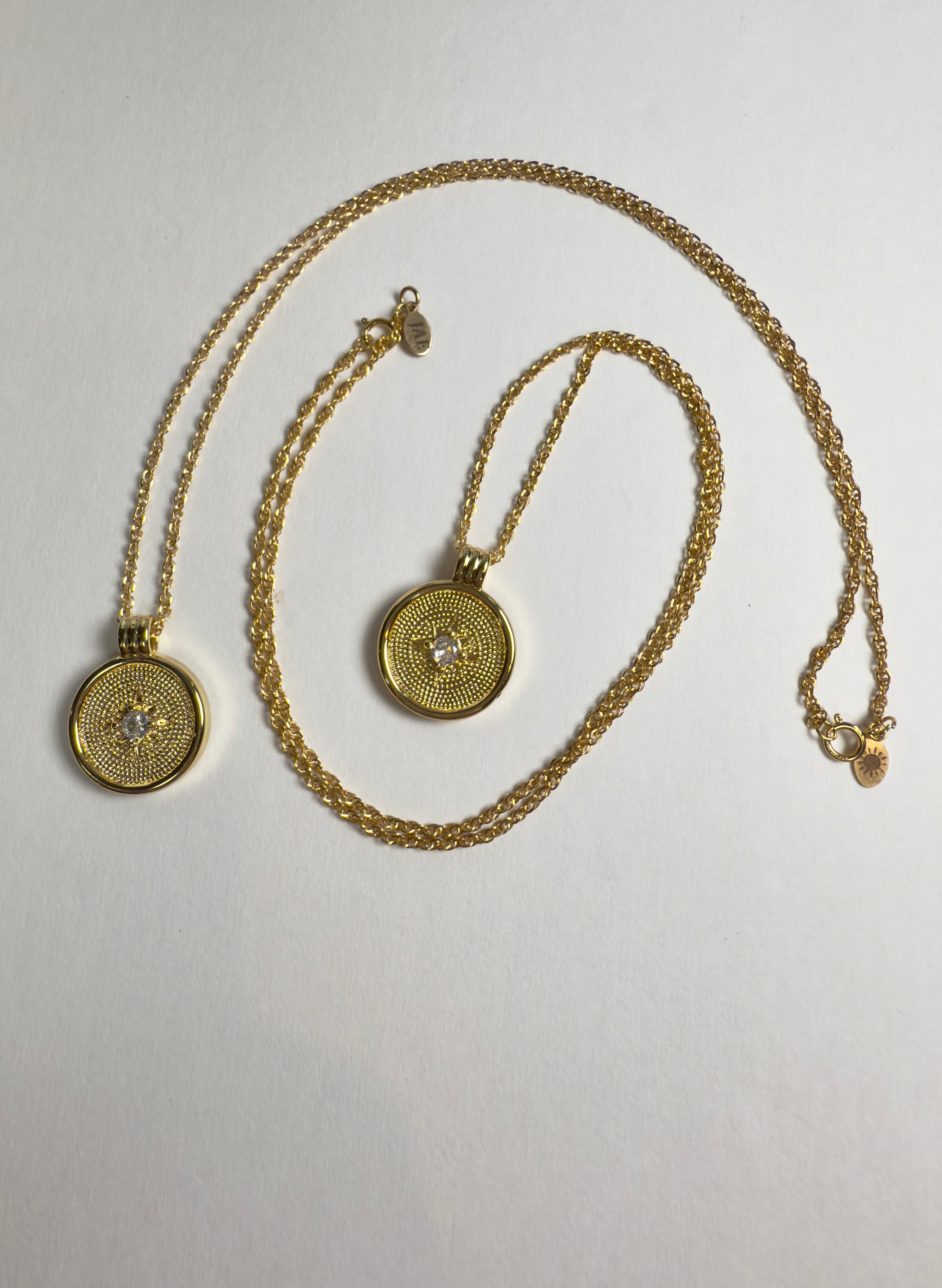 The Radiance Medallion Necklace - Two Sizes Available