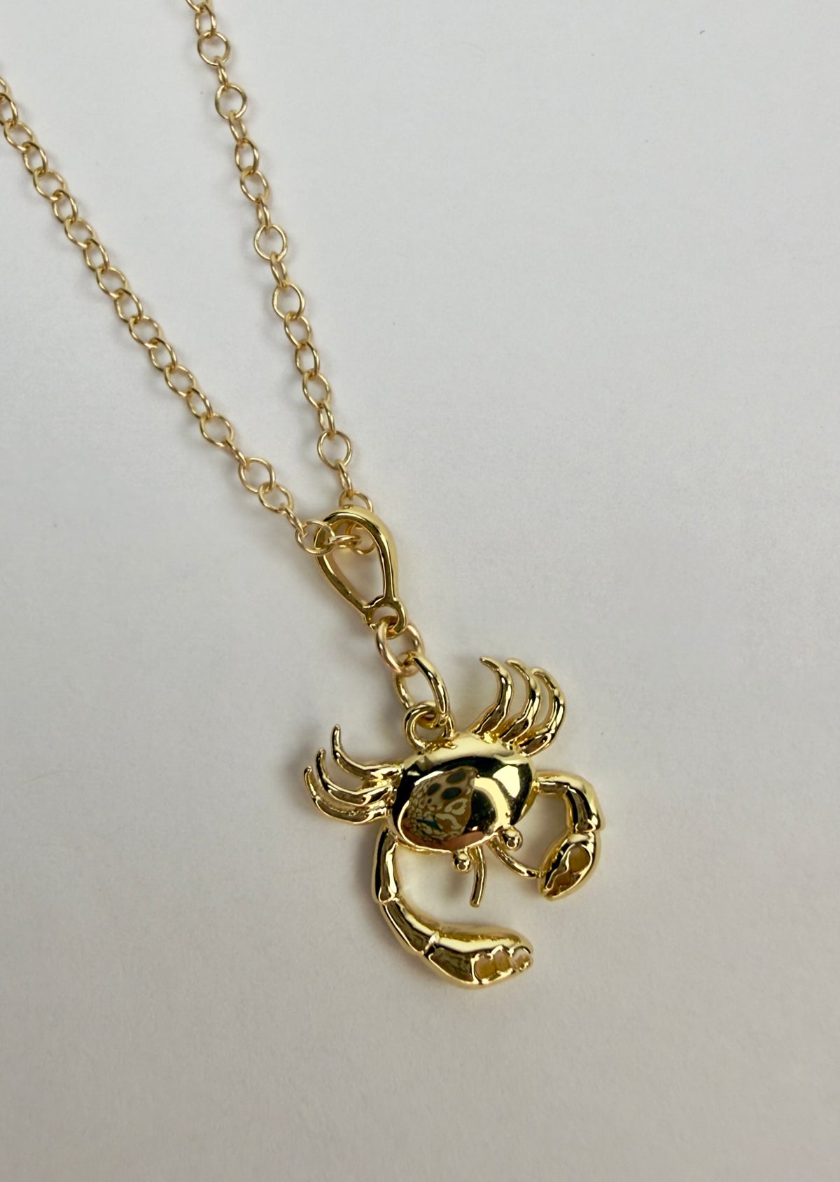The Drue - Crab Charm Necklace