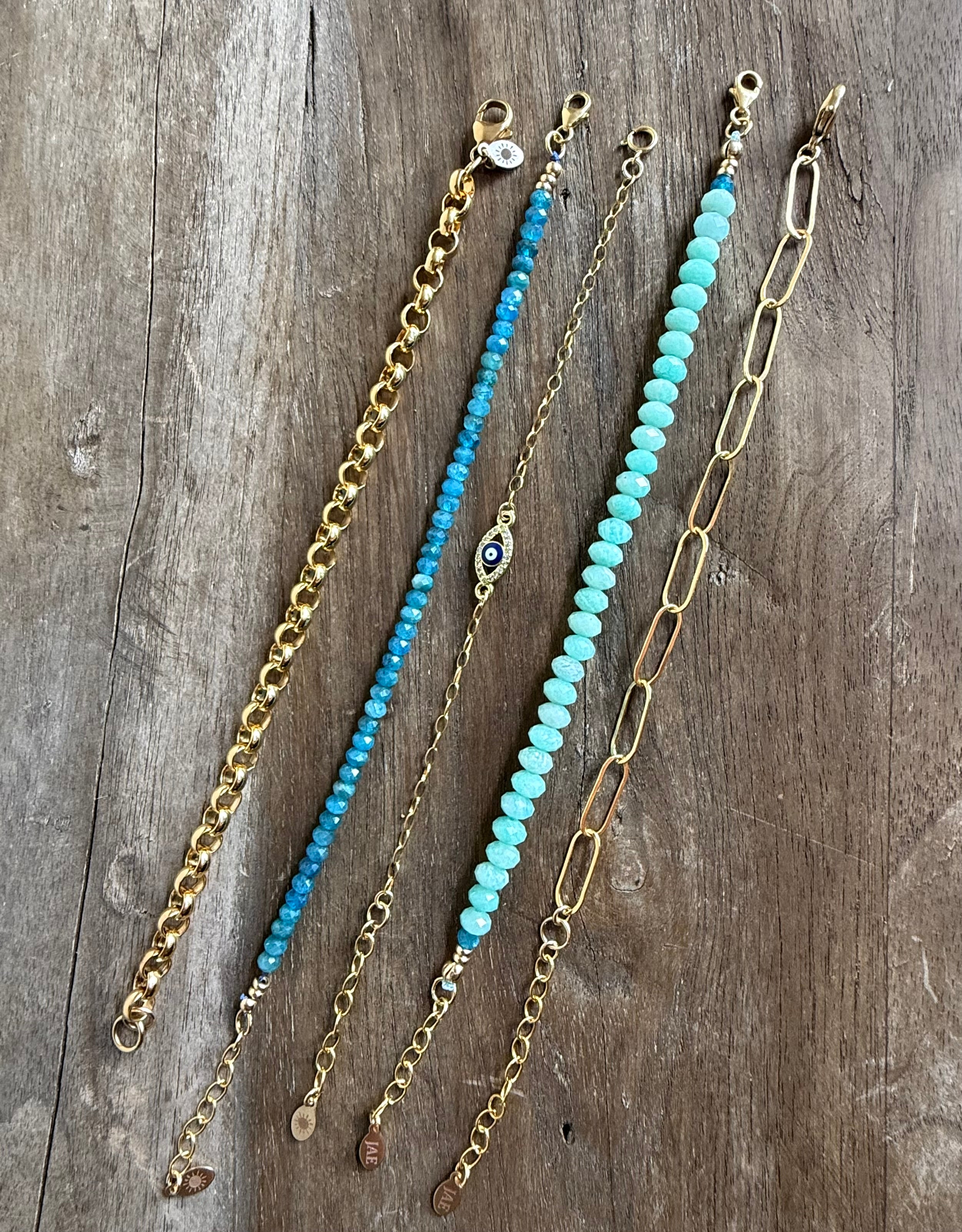 The Ioanna - Amazonite Beaded Bracelet