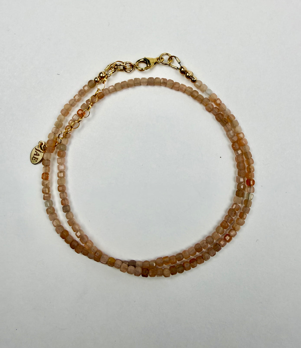 Birthstone Collection - Faceted Cube Gemstone Necklace