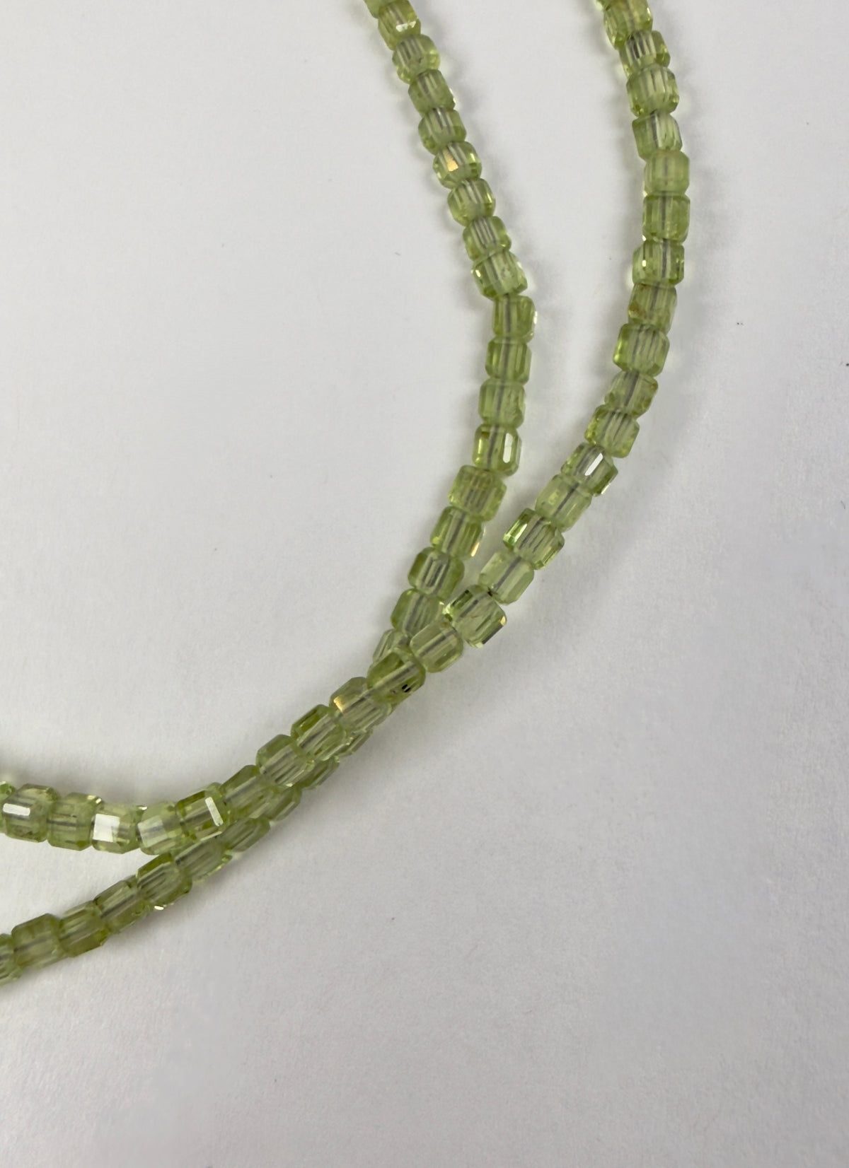 Birthstone Collection - Faceted Cube Gemstone Necklace