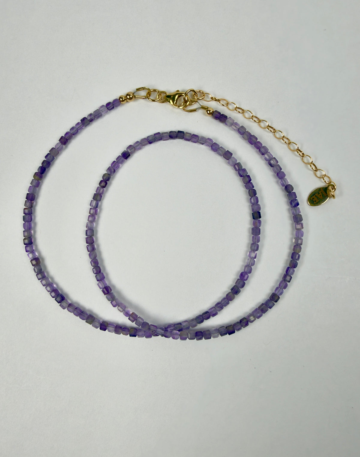Birthstone Collection - Faceted Cube Gemstone Necklace