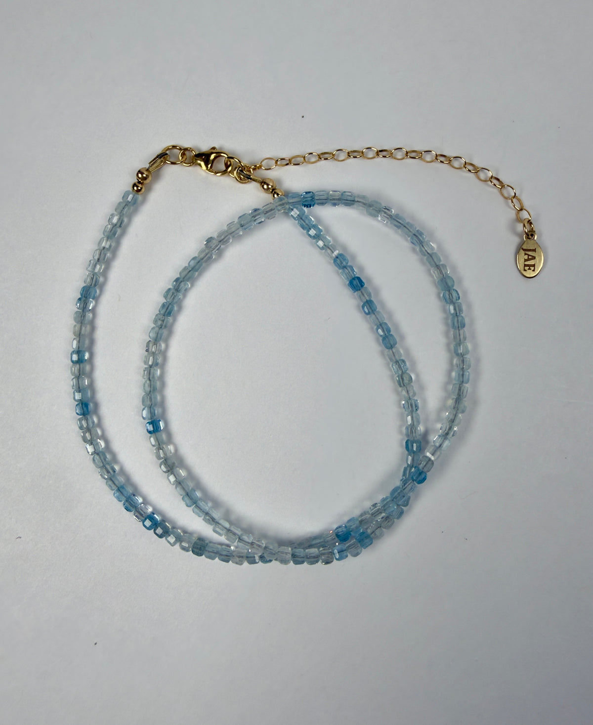 Birthstone Collection - Faceted Cube Gemstone Necklace