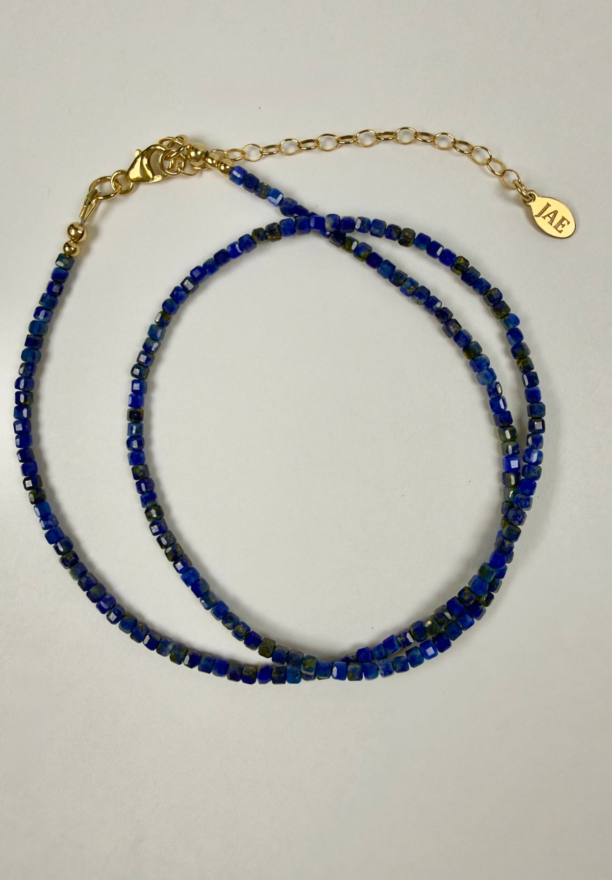 Birthstone Collection - Faceted Cube Gemstone Necklace